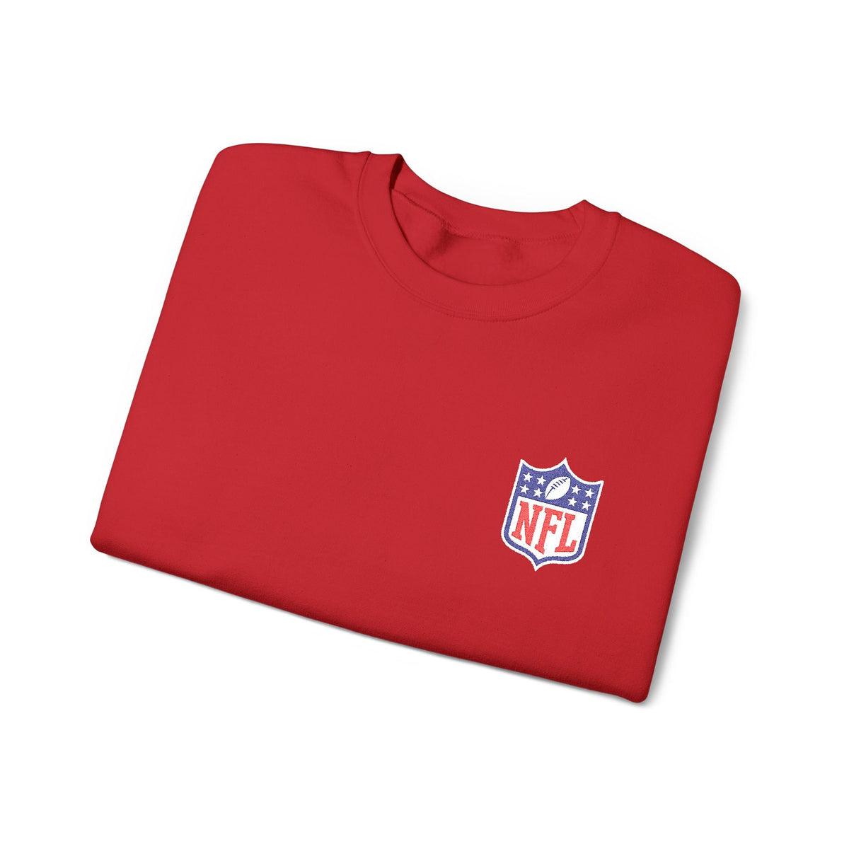 NFL Shield Embroidered Crewneck Sweatshirt - Etna Gift