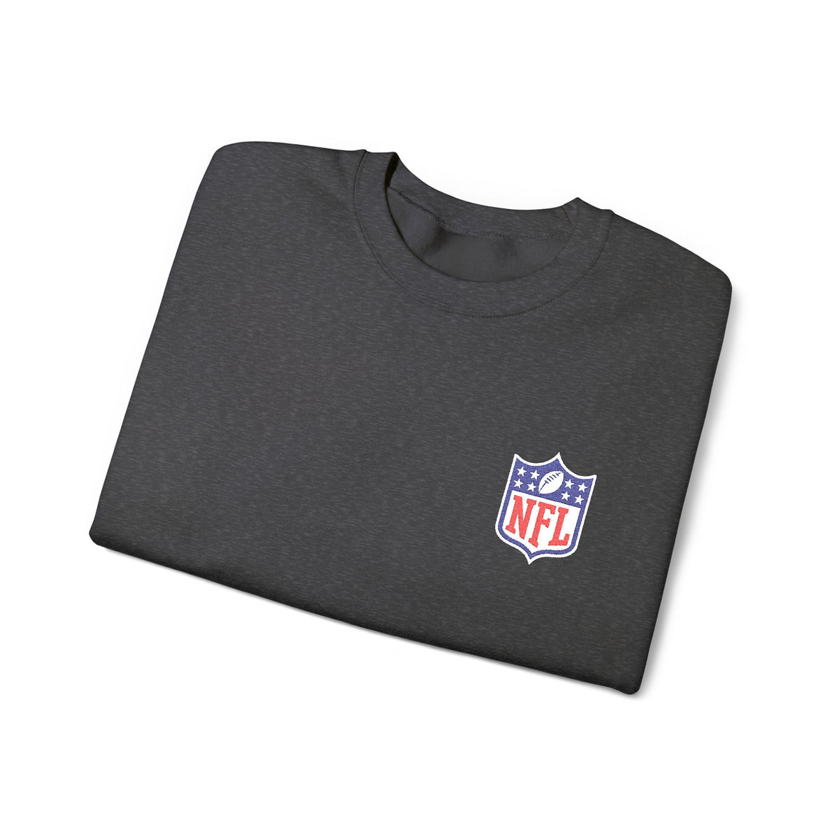 NFL Shield Embroidered Crewneck Sweatshirt - Etna Gift