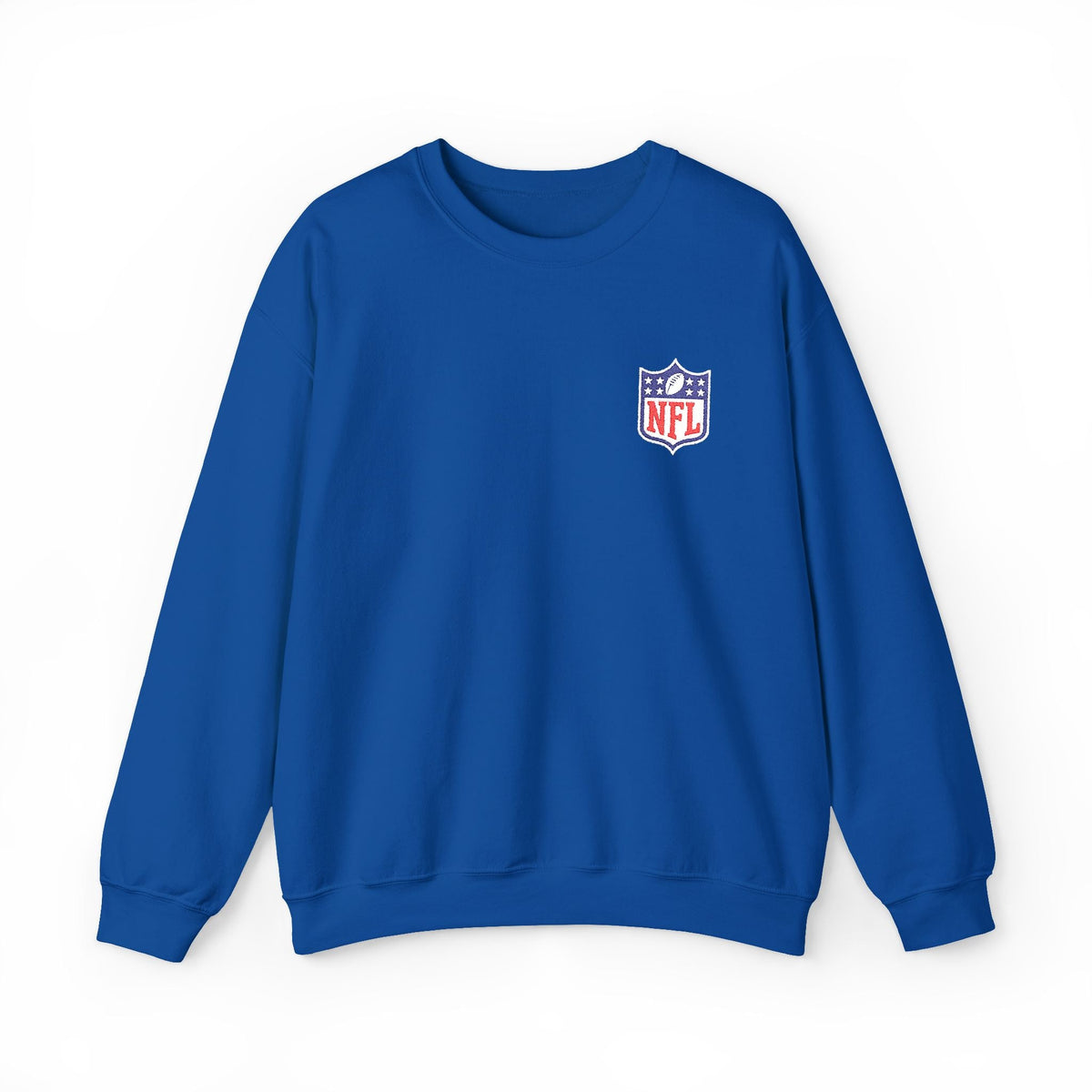 NFL Shield Embroidered Crewneck Sweatshirt - Etna Gift