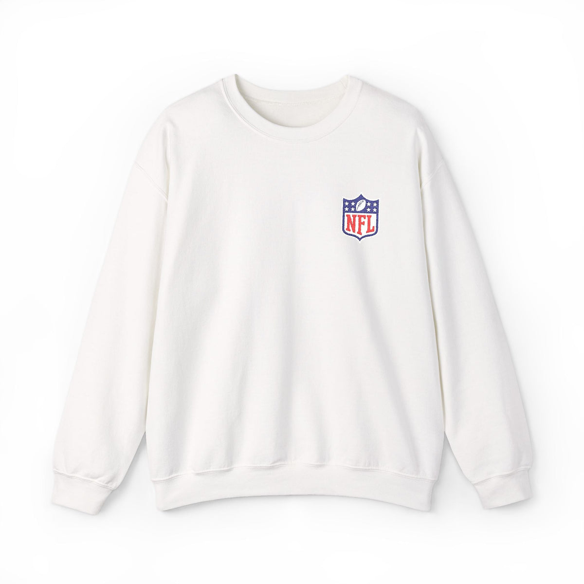 NFL Shield Embroidered Crewneck Sweatshirt - Etna Gift