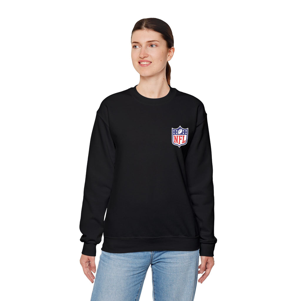 NFL Shield Embroidered Crewneck Sweatshirt - Etna Gift