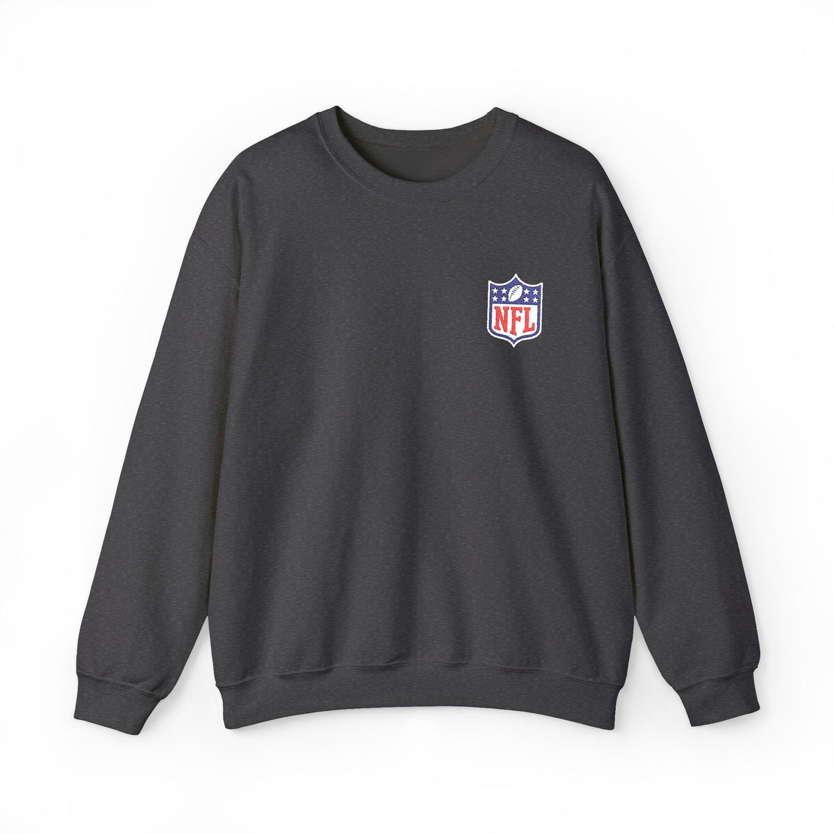 NFL Shield Embroidered Crewneck Sweatshirt - Etna Gift