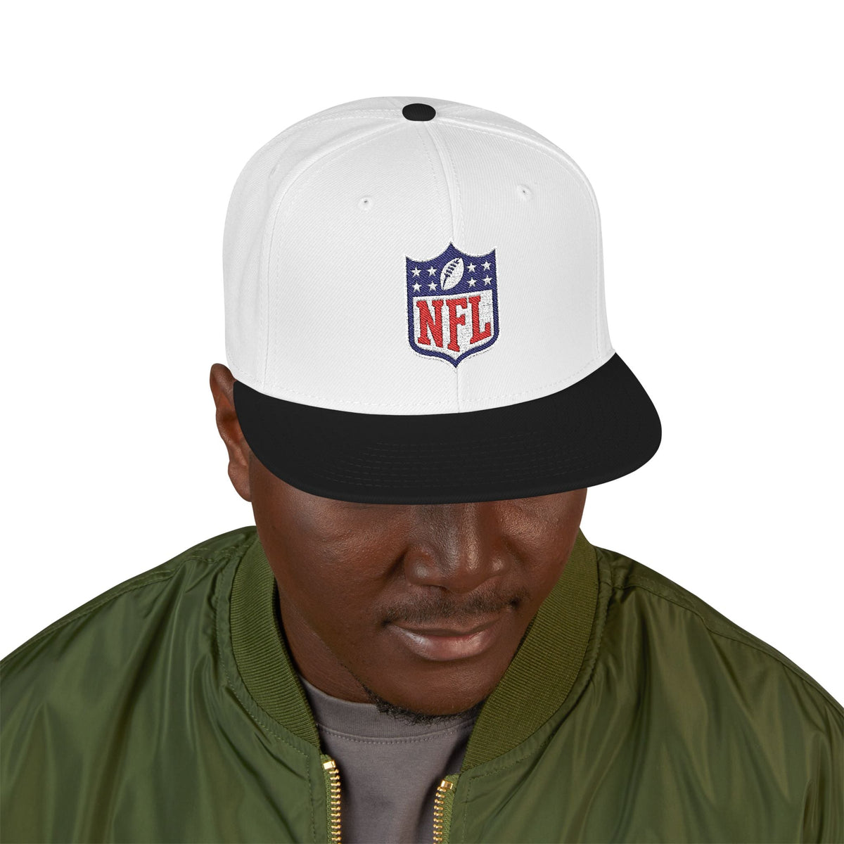 NFL Shield Embroidered Snapback Cap - Etna Gift