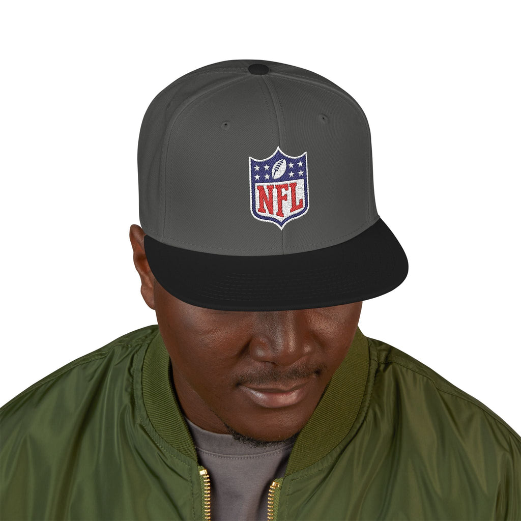 NFL Shield Embroidered Snapback Cap - Etna Gift