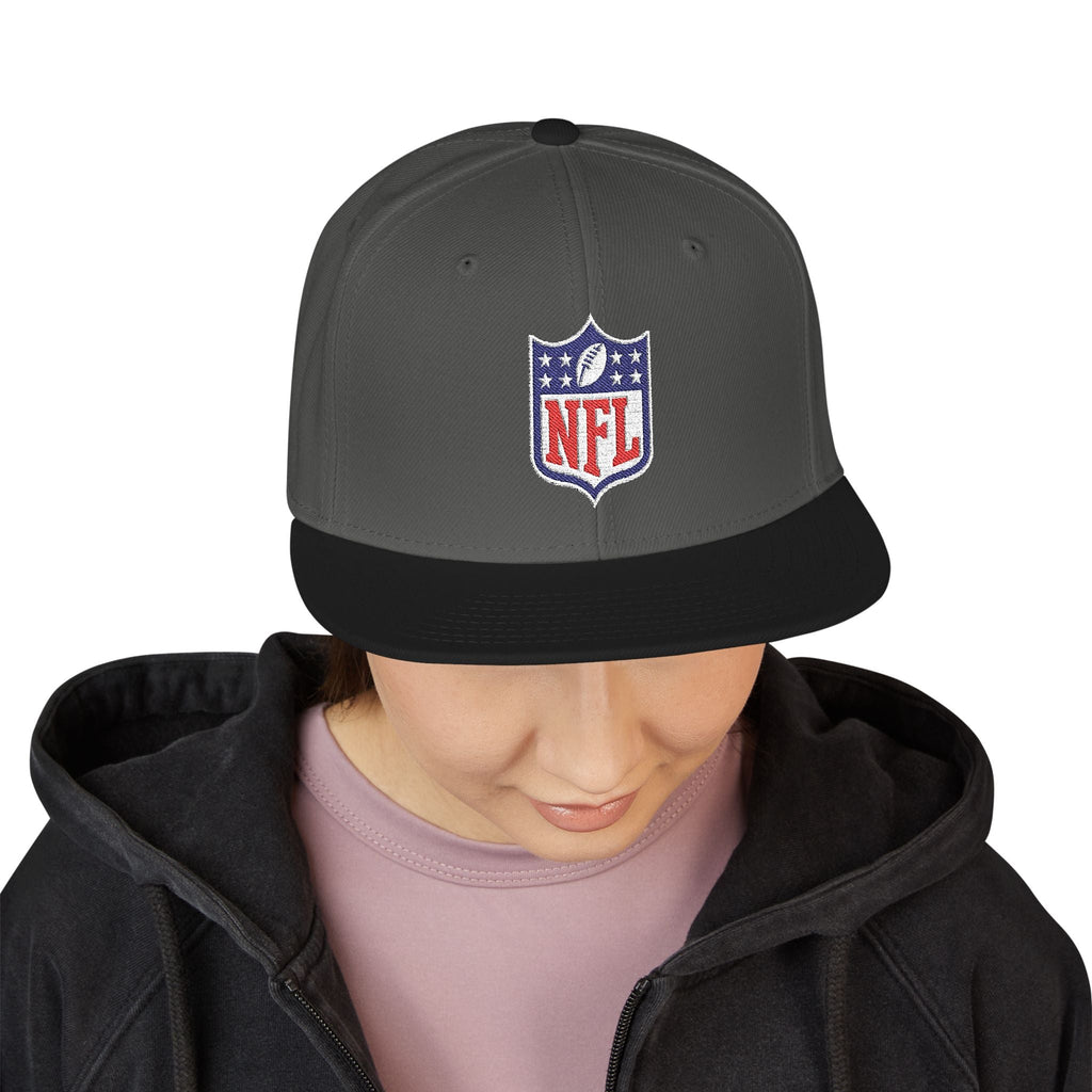 NFL Shield Embroidered Snapback Cap - Etna Gift