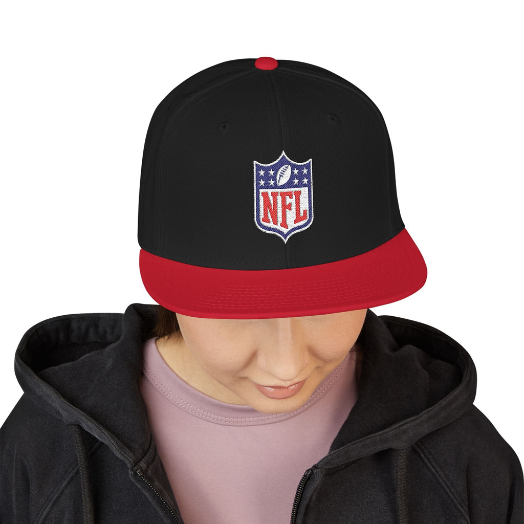 NFL Shield Embroidered Snapback Cap - Etna Gift