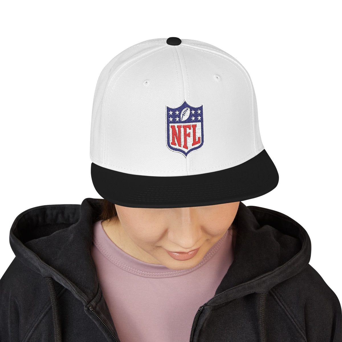 NFL Shield Embroidered Snapback Cap - Etna Gift