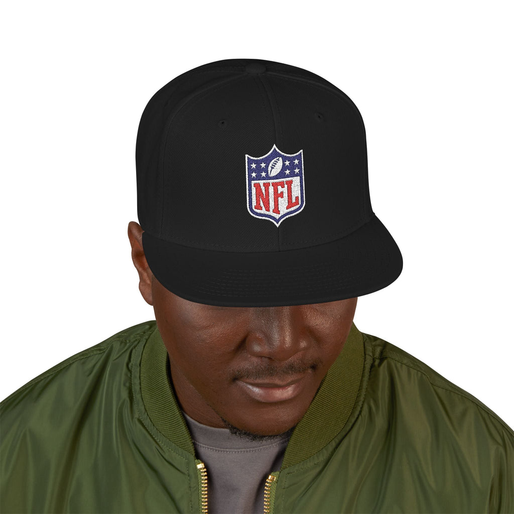 NFL Shield Embroidered Snapback Cap - Etna Gift