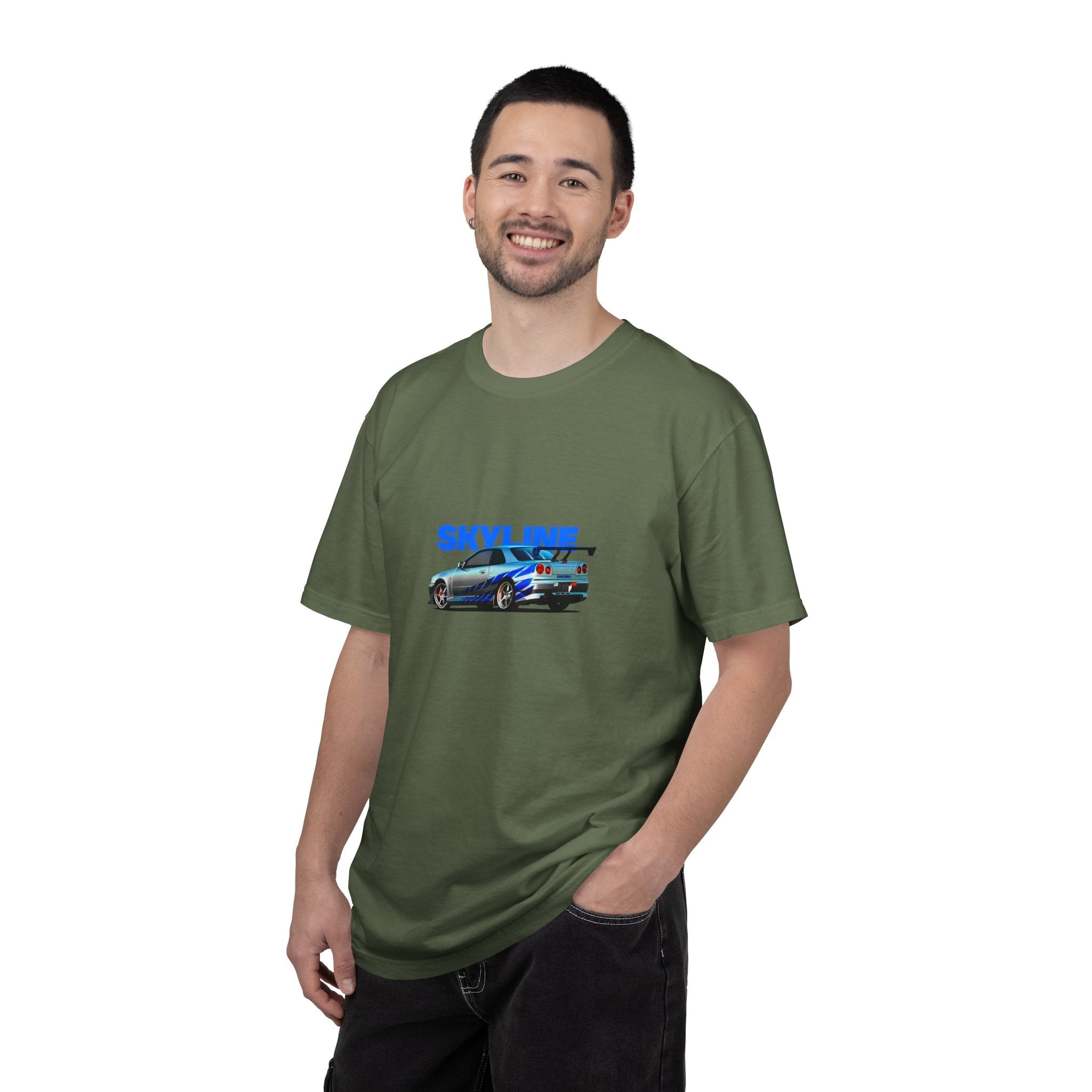 Nissan Skyline R34 Car T-shirt Vintage JDM Racing Tee - Etna Gift