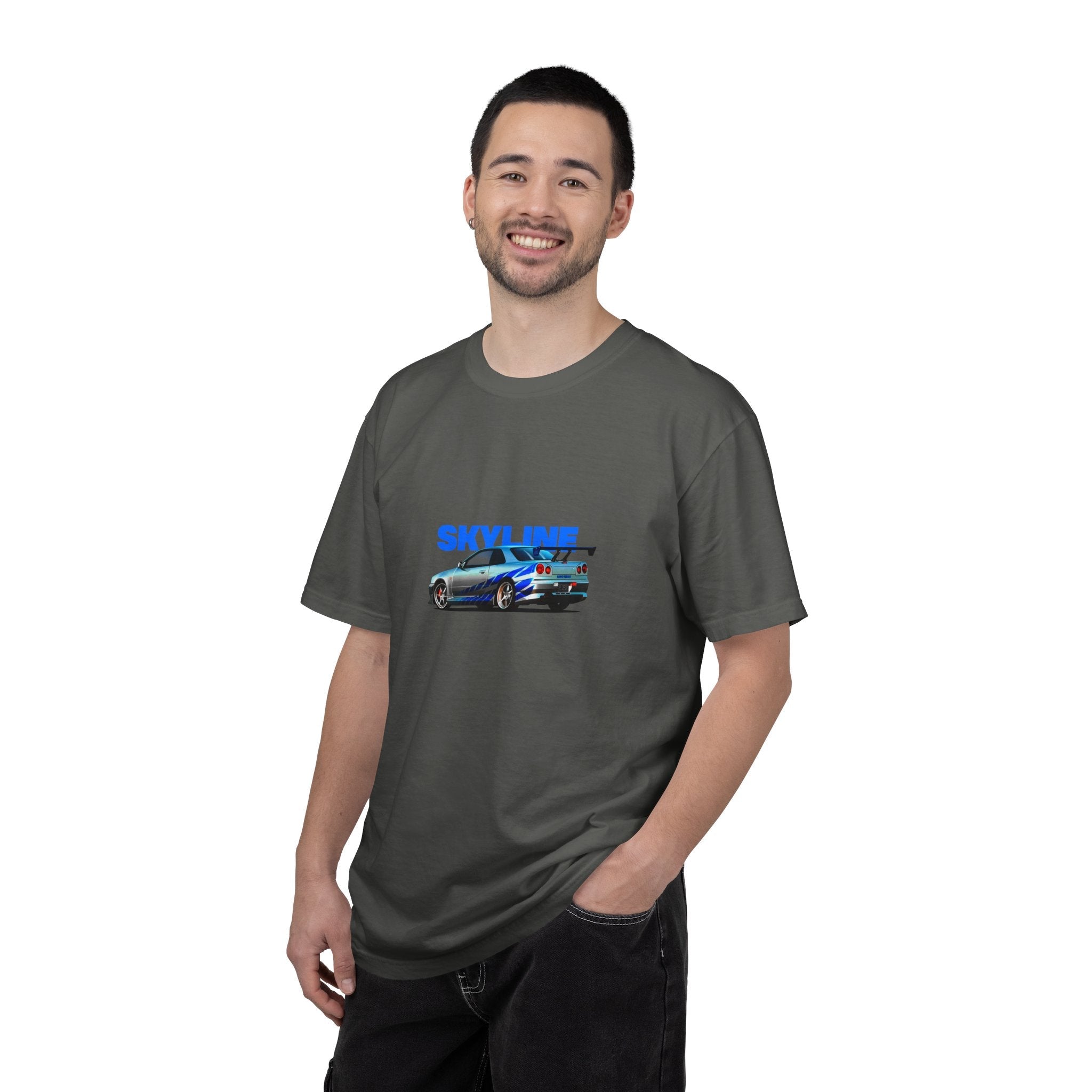 Nissan Skyline R34 Car T-shirt Vintage JDM Racing Tee - Etna Gift