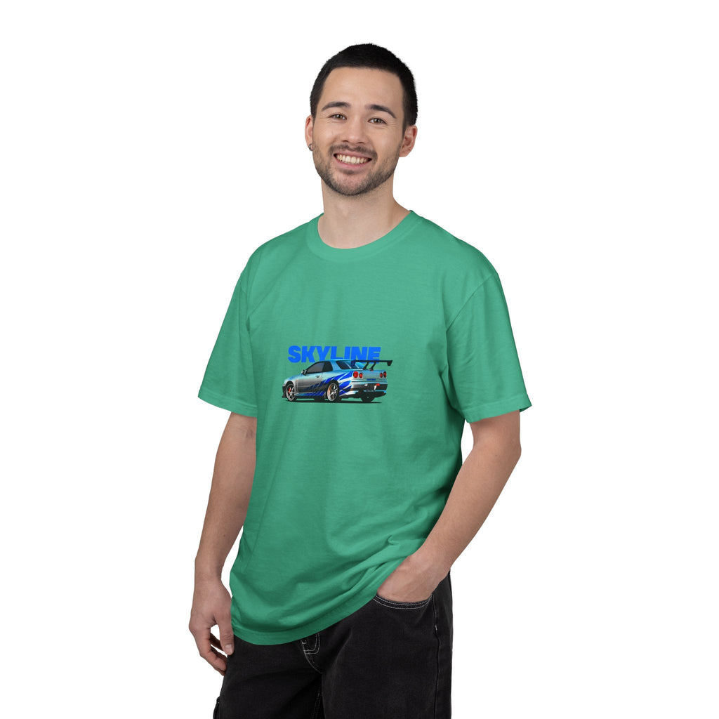 Nissan Skyline R34 Car T-shirt Vintage JDM Racing Tee - Etna Gift