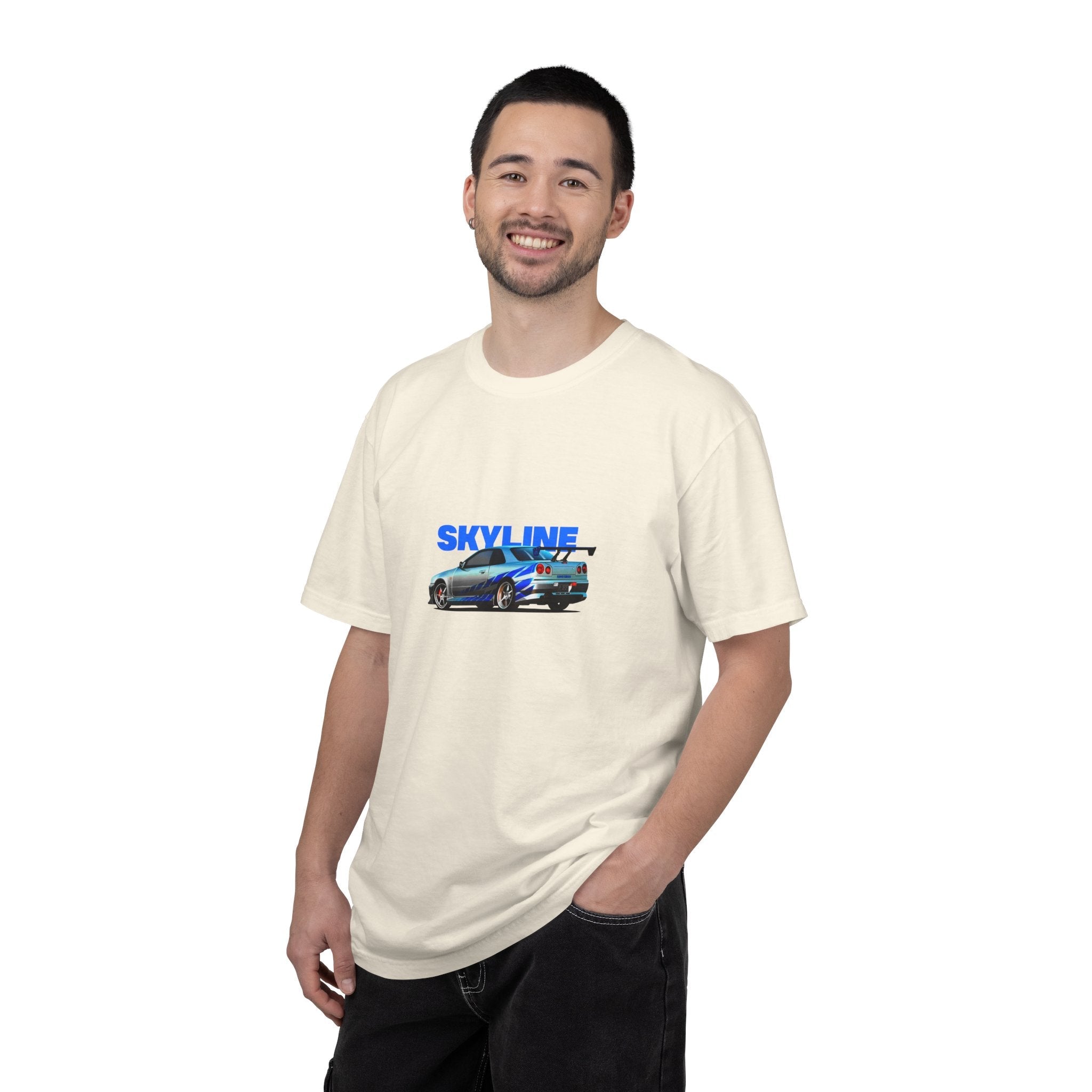 Nissan Skyline R34 Car T-shirt Vintage JDM Racing Tee - Etna Gift
