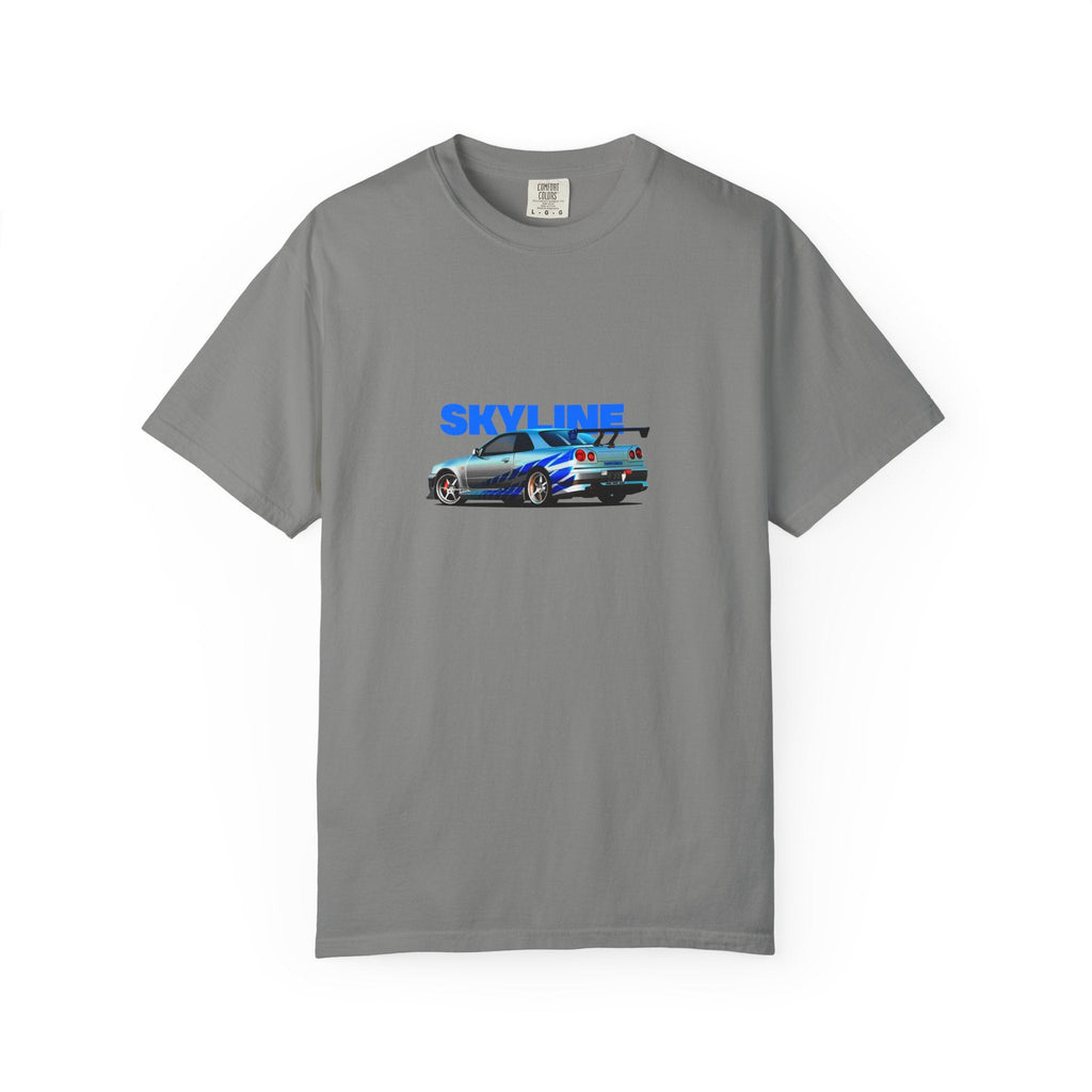 Nissan Skyline R34 Car T-shirt Vintage JDM Racing Tee - Etna Gift