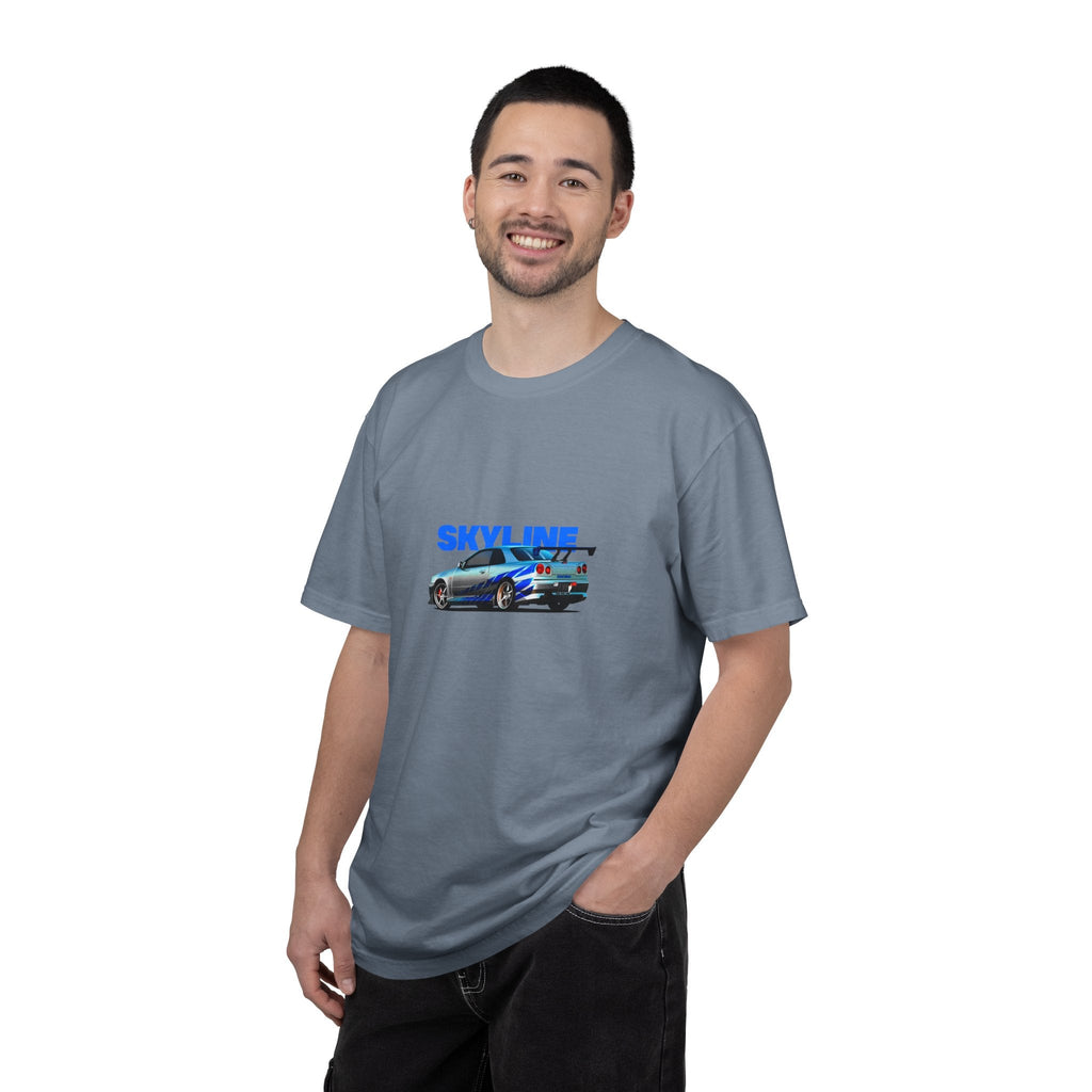 Nissan Skyline R34 Car T-shirt Vintage JDM Racing Tee - Etna Gift