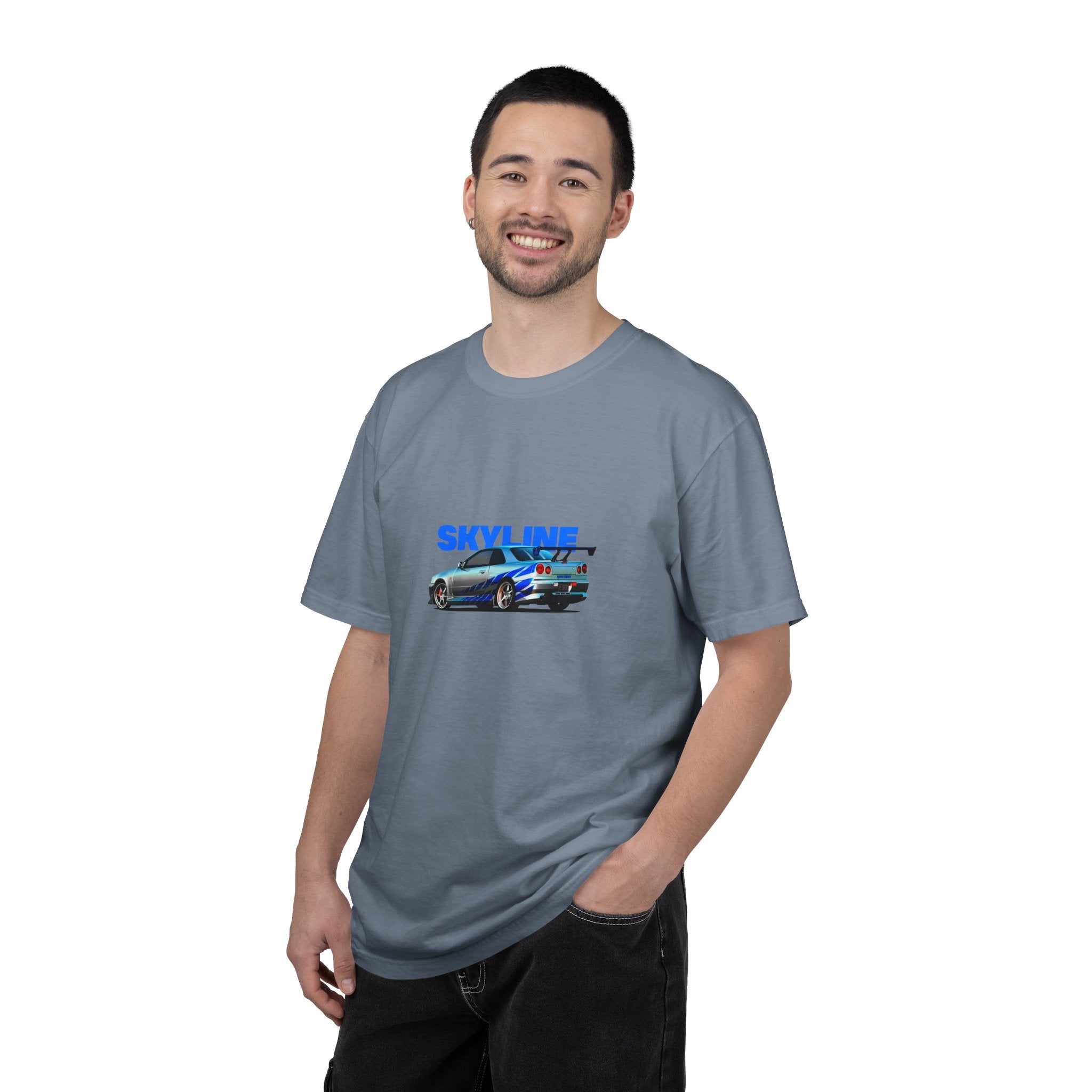 Nissan Skyline R34 Car T-shirt Vintage JDM Racing Tee - Etna Gift