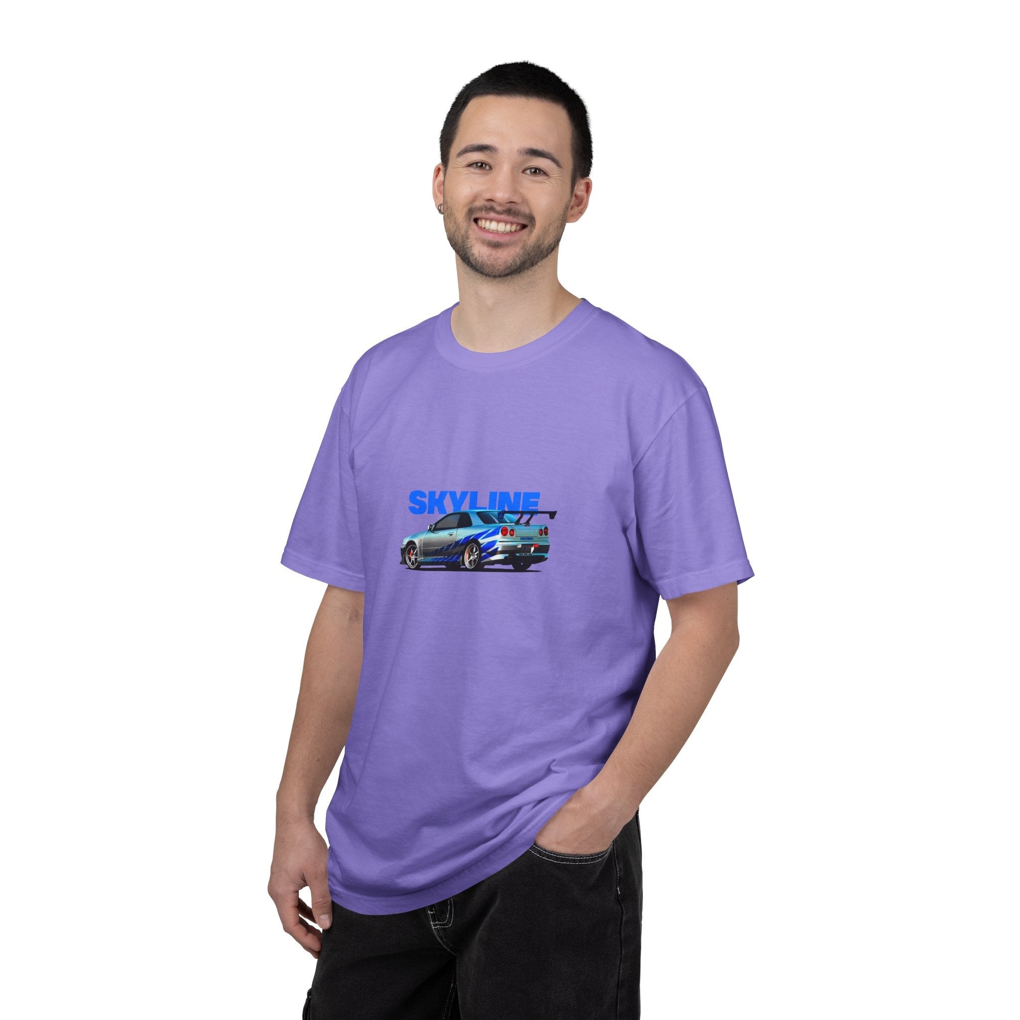 Nissan Skyline R34 Car T-shirt Vintage JDM Racing Tee - Etna Gift