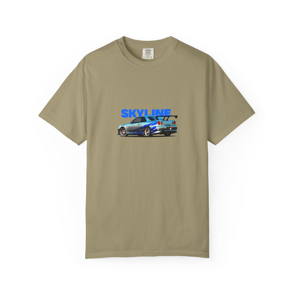 Nissan Skyline R34 Car T-shirt Vintage JDM Racing Tee - Etna Gift