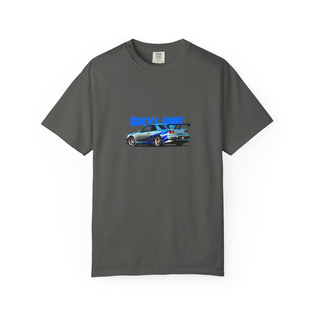 Nissan Skyline R34 Car T-shirt Vintage JDM Racing Tee - Etna Gift