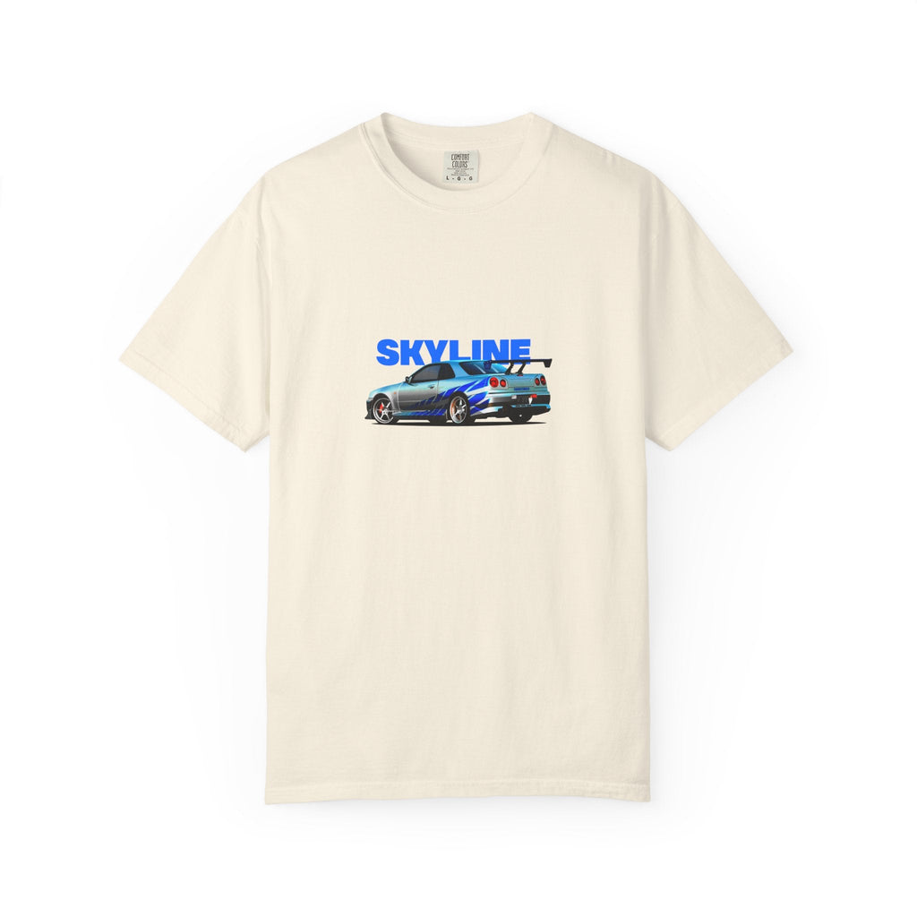 Nissan Skyline R34 Car T-shirt Vintage JDM Racing Tee - Etna Gift