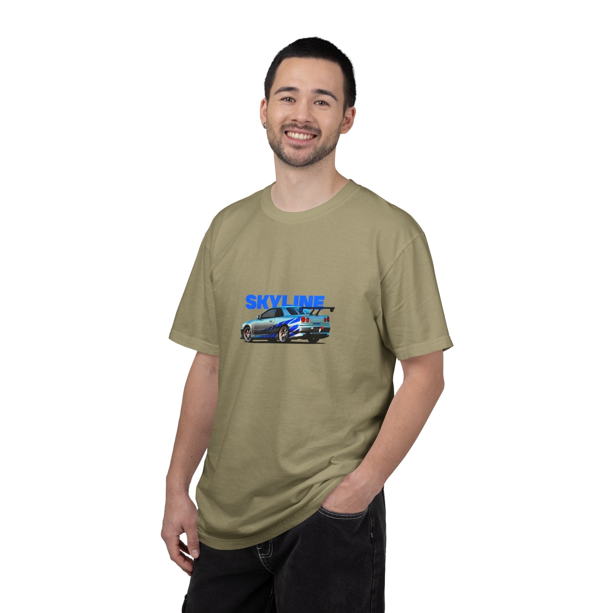 Nissan Skyline R34 Car T-shirt Vintage JDM Racing Tee - Etna Gift