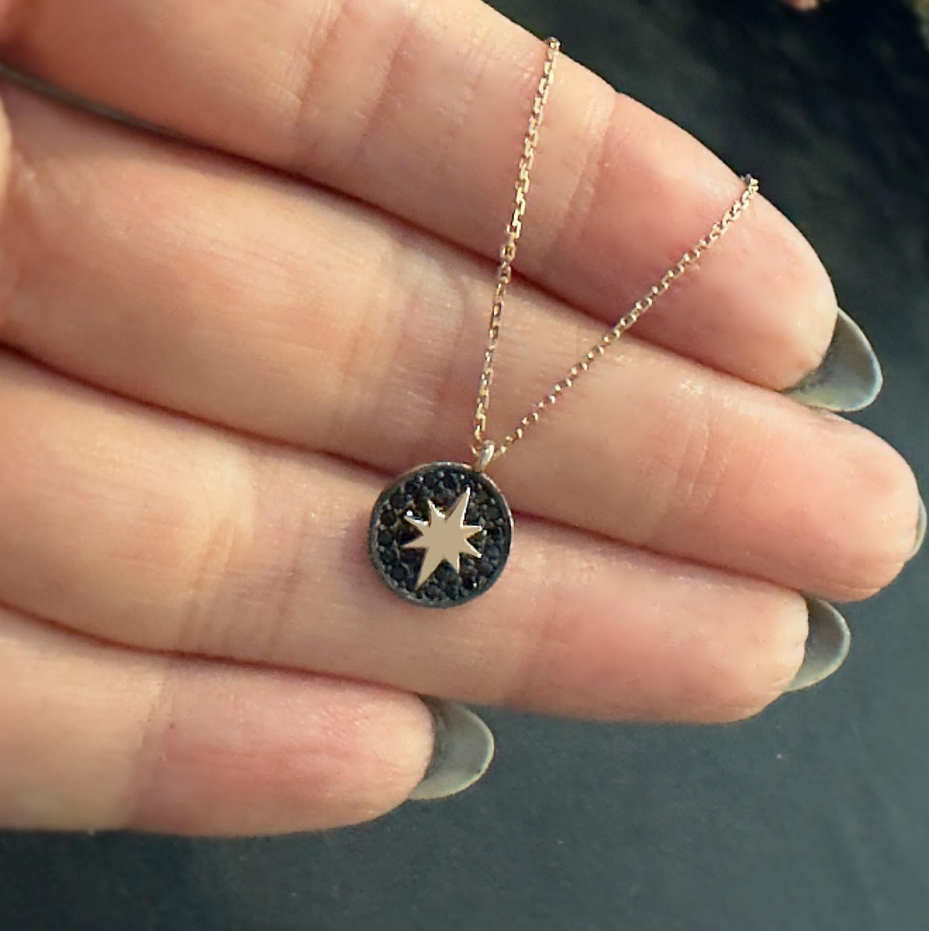 North Star necklace 925 sterling silver North Star necklace - Etna Gift