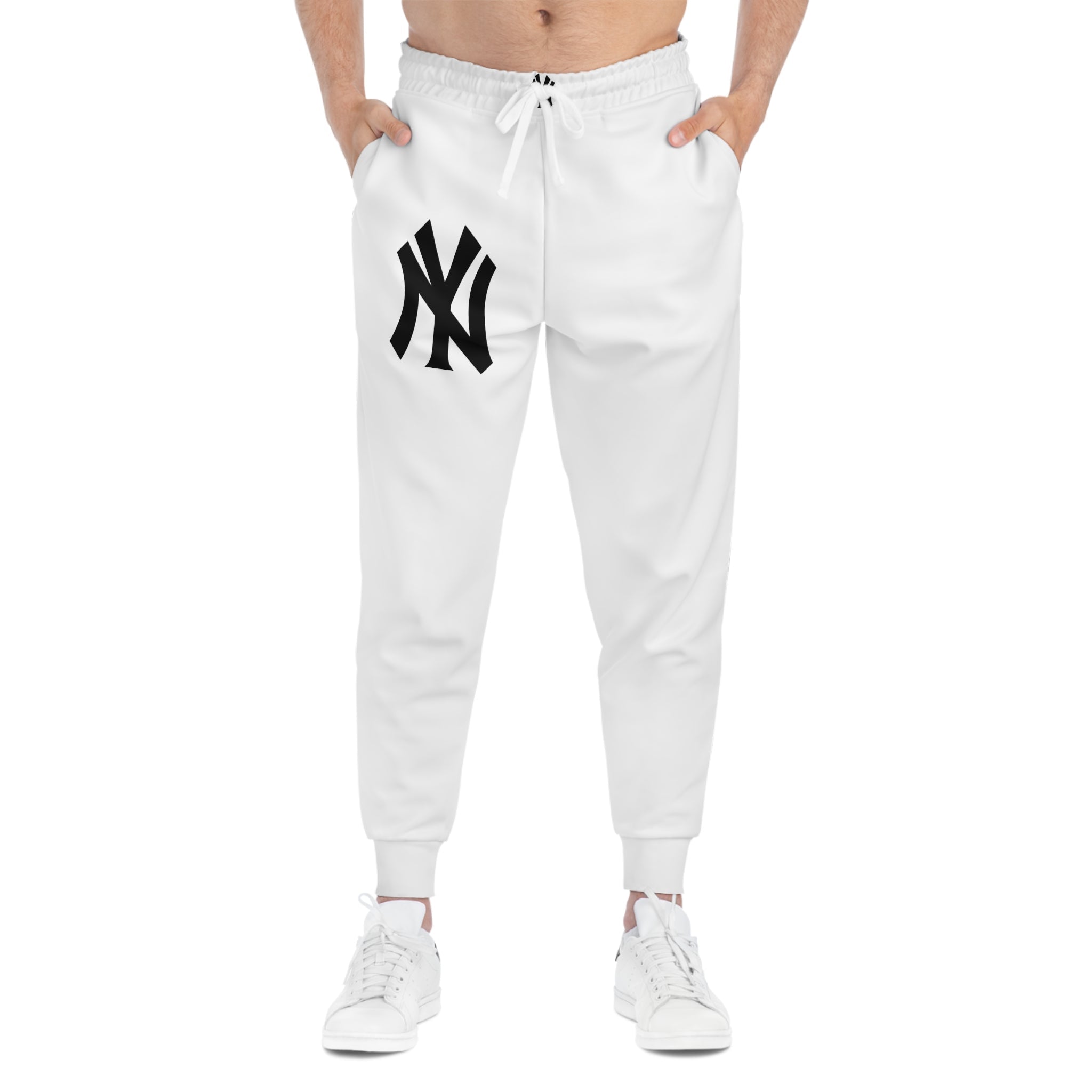 NY Logo Athletic Joggers Sports Team Sweatpants - Etna Gift