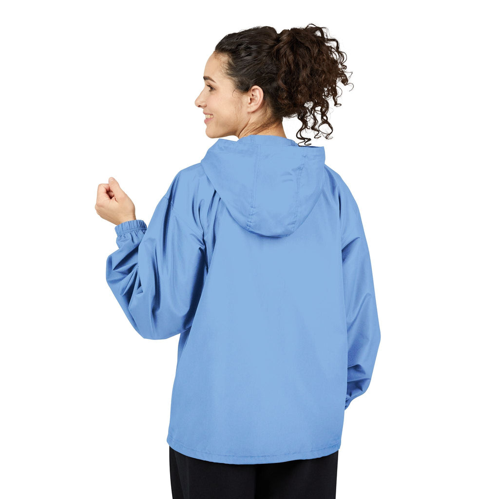 Orange Packable Anorak Jacket Lightweight Windbreaker with Hood - Etna Gift