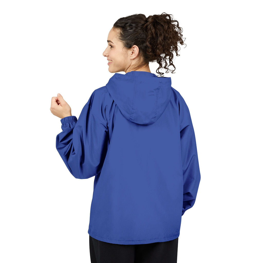 Orange Packable Anorak Jacket Lightweight Windbreaker with Hood - Etna Gift
