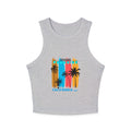 Paradise California Racer Tank — Women's Summer Crop Tank - Etna Gift