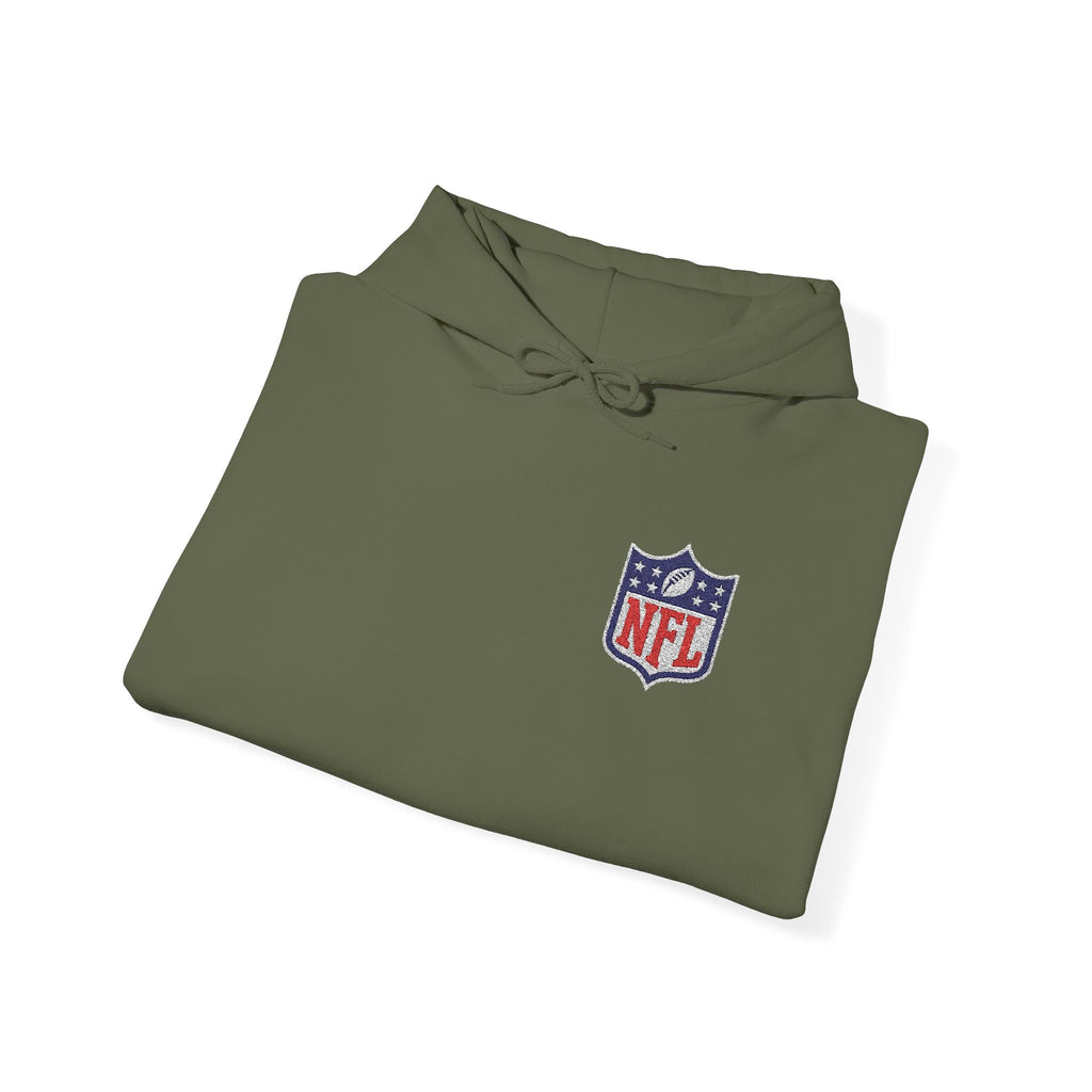 Patriotic USA Flag Crest Hoodie - Etna Gift