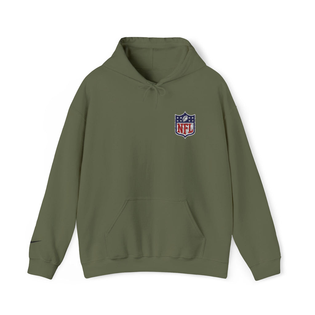 Patriotic USA Flag Crest Hoodie - Etna Gift