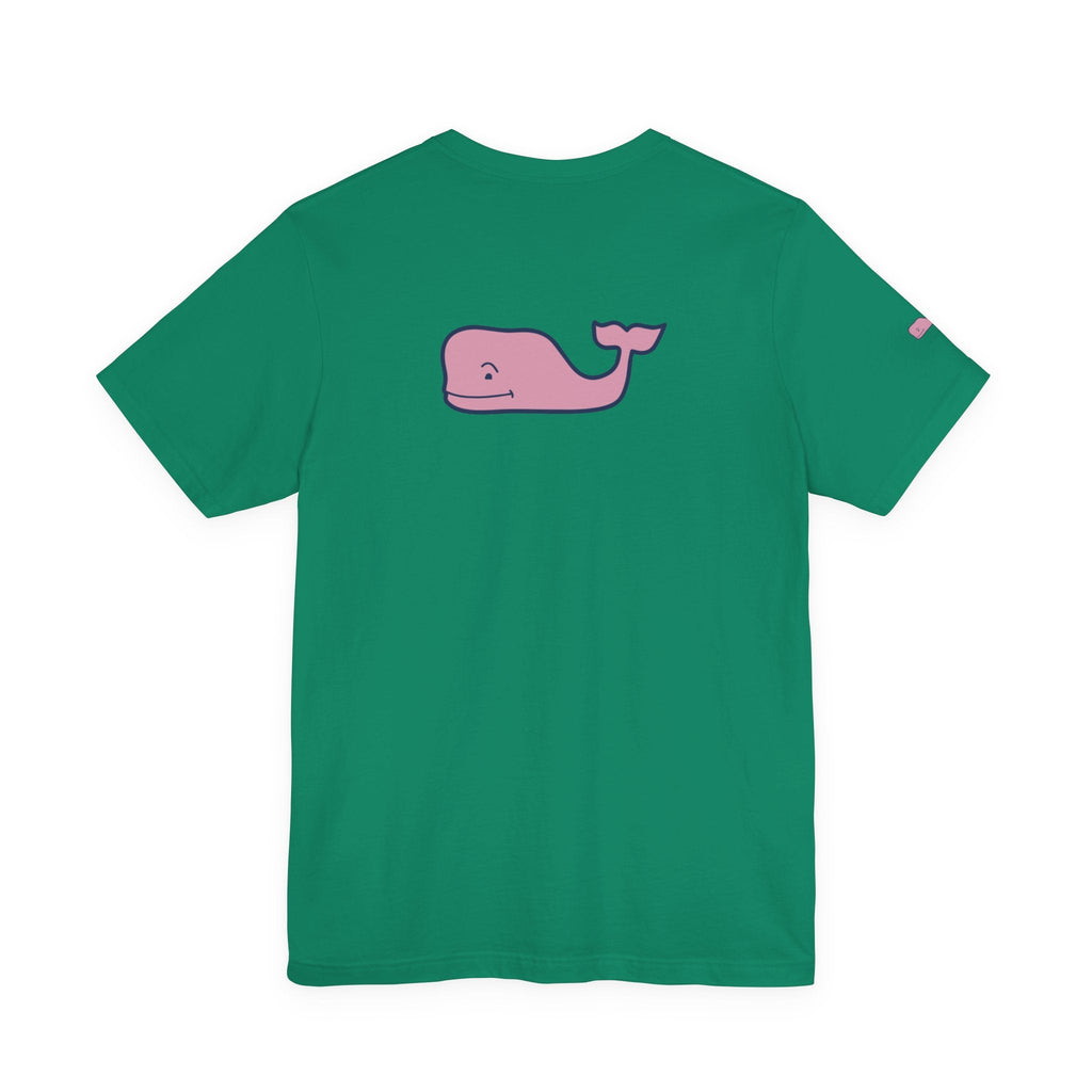 Pink Whale Graphic Tee Minimal Cute Whale T-Shirt - Etna Gift