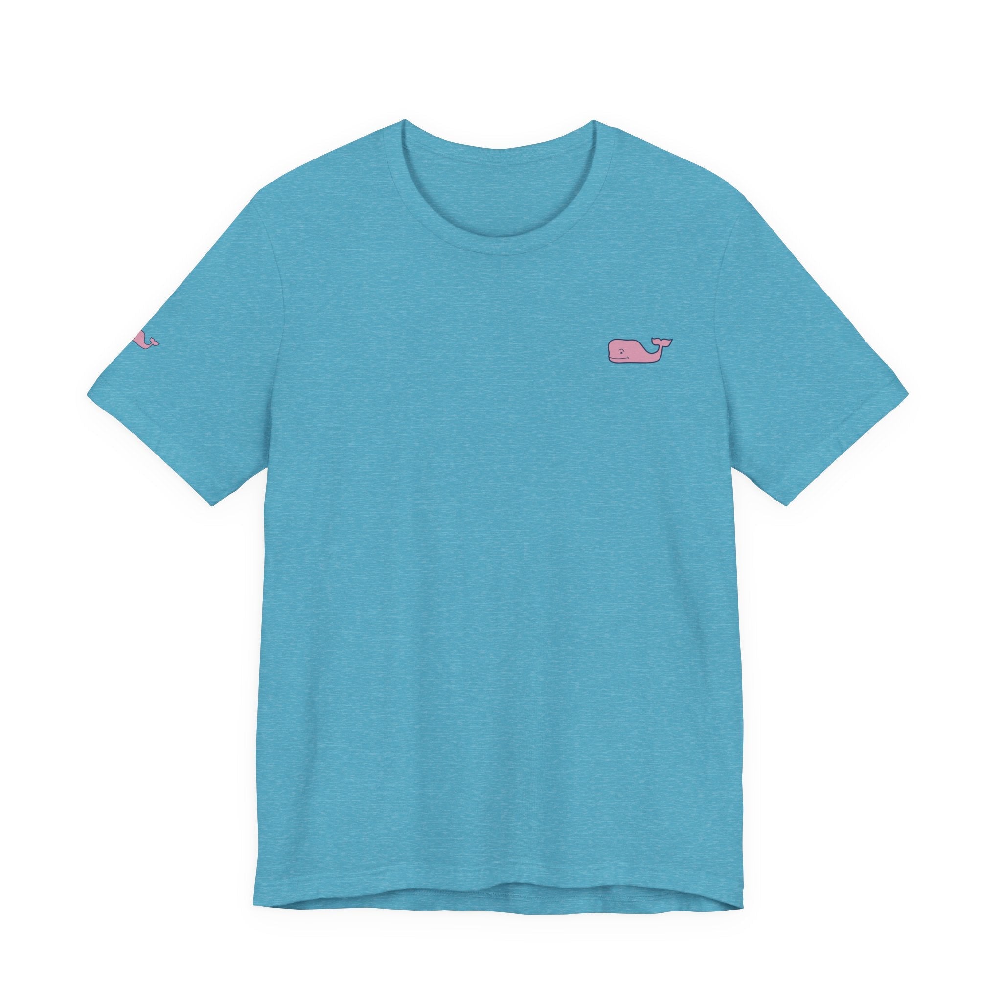 Pink Whale Graphic Tee Minimal Cute Whale T-Shirt - Etna Gift
