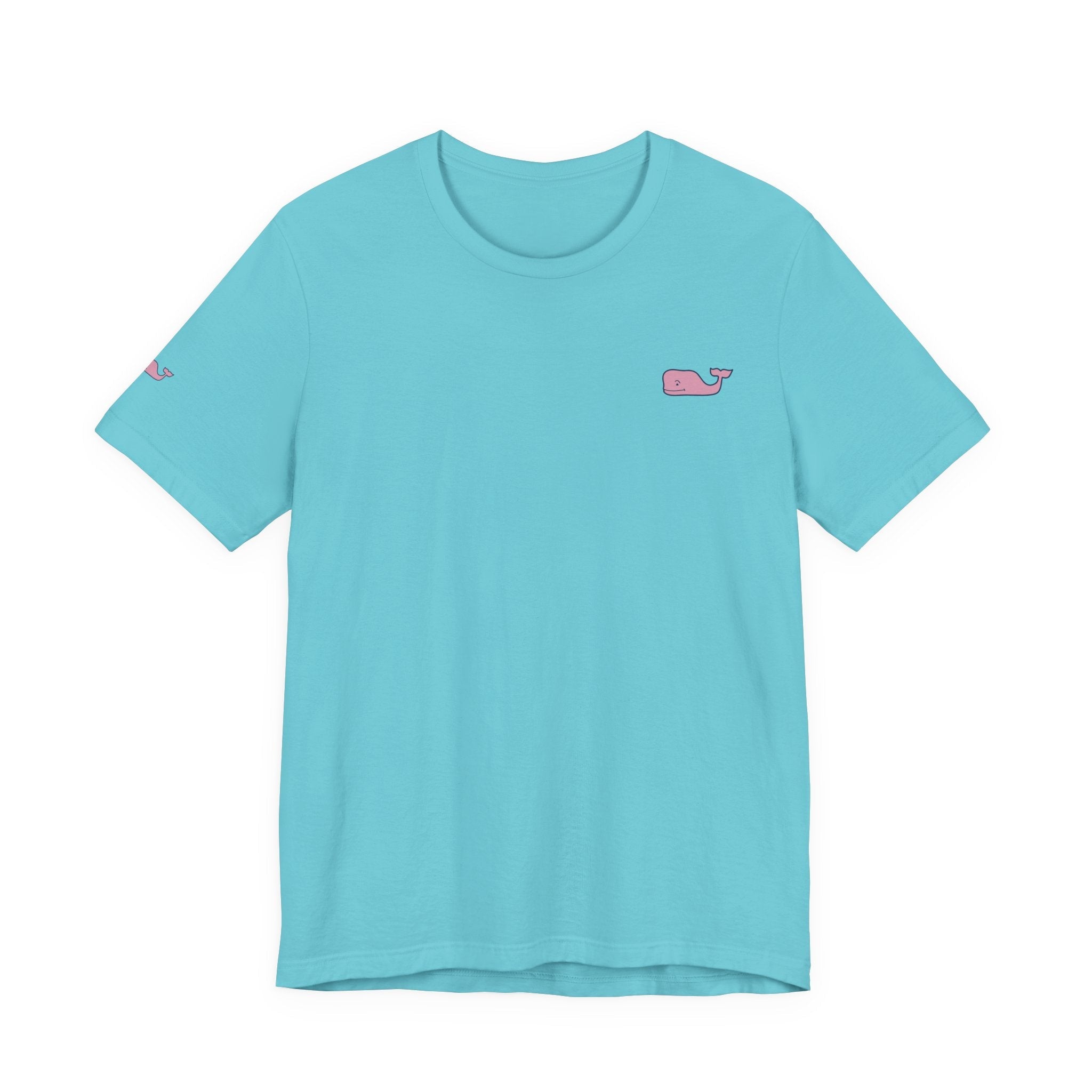 Pink Whale Graphic Tee Minimal Cute Whale T-Shirt - Etna Gift