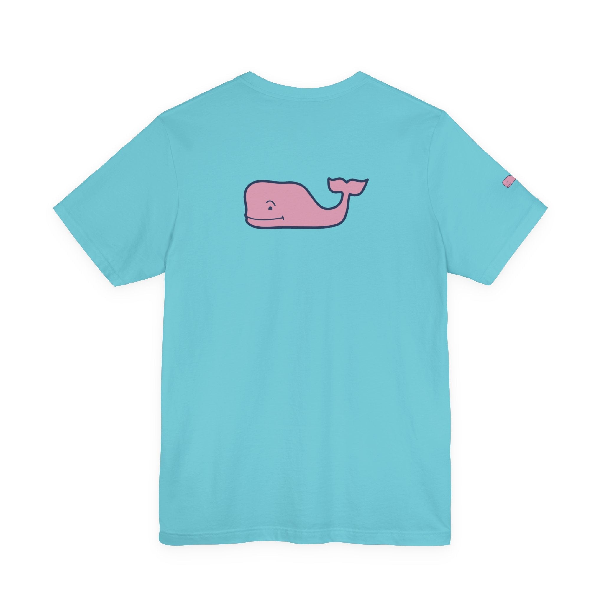 Pink Whale Graphic Tee Minimal Cute Whale T-Shirt - Etna Gift