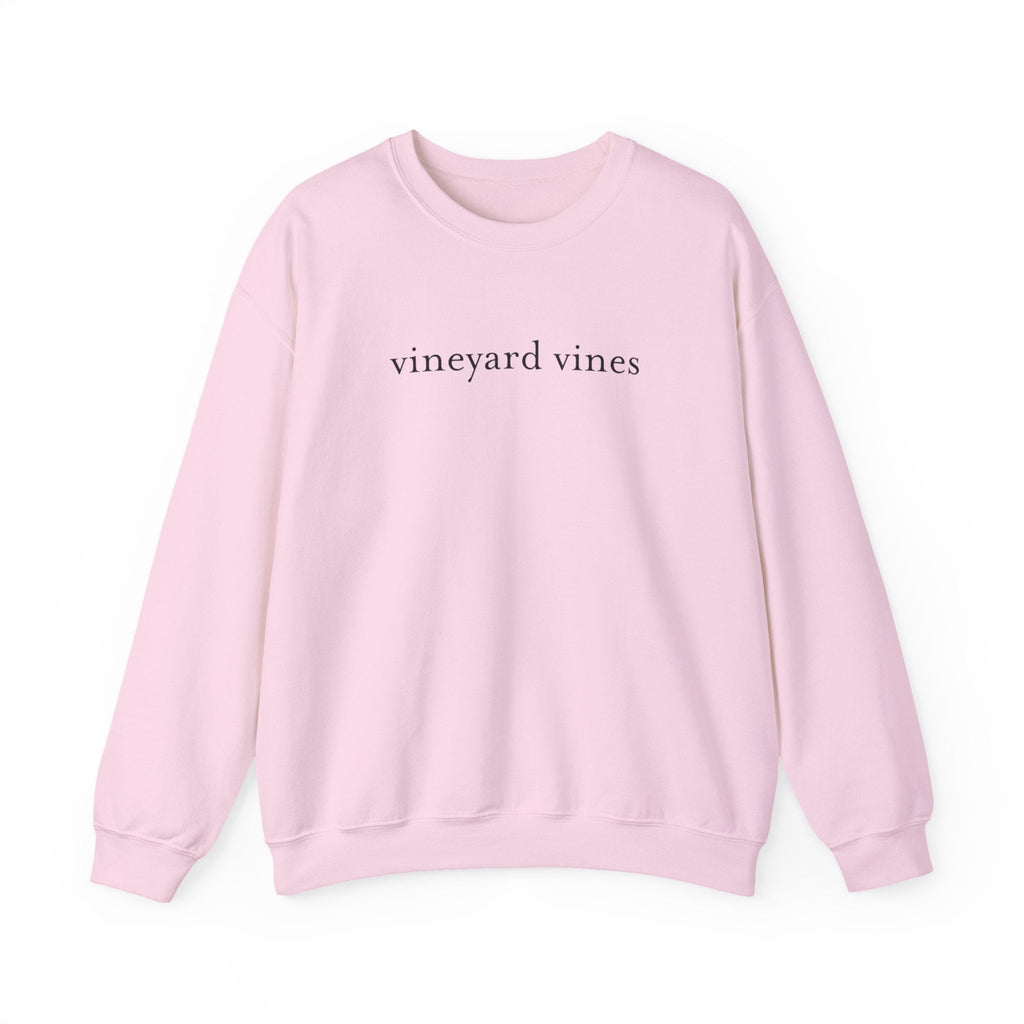 Pink Whale Logo Sweatshirt | Vineyard Vines Style Crewneck - Etna Gift