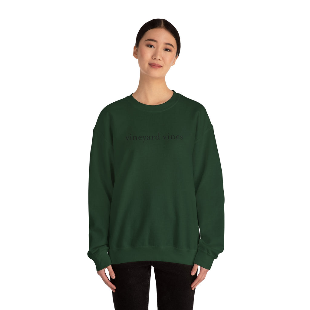 Pink Whale Logo Sweatshirt | Vineyard Vines Style Crewneck - Etna Gift