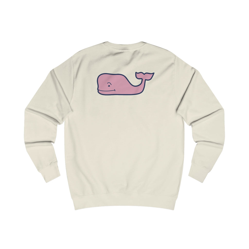 Pink Whale Vineyard Vines sweatshirt | Minimal Logo Crewneck - Etna Gift
