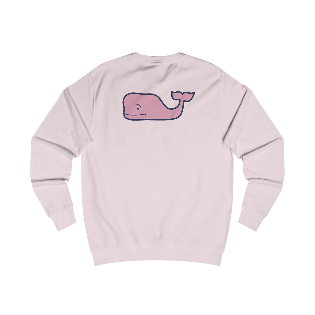 Pink Whale Vineyard Vines sweatshirt | Minimal Logo Crewneck - Etna Gift
