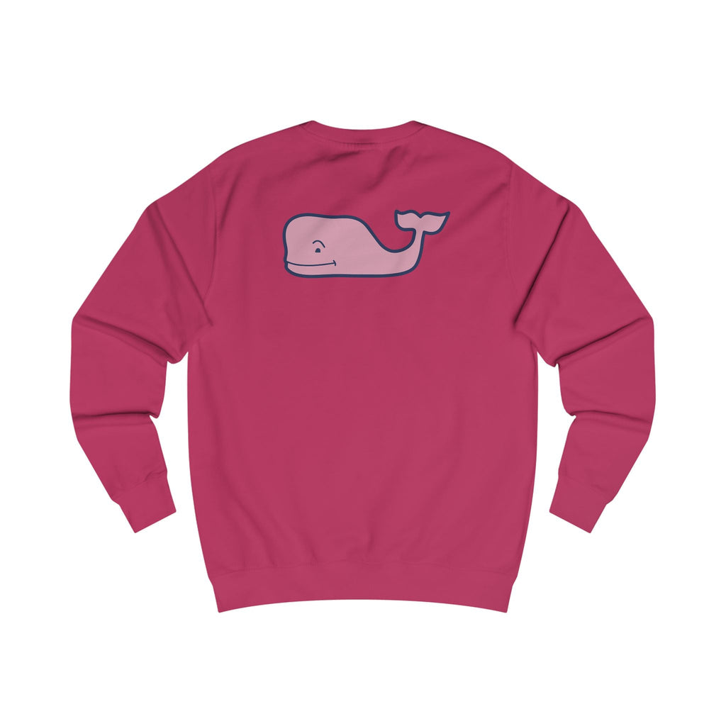 Pink Whale Vineyard Vines sweatshirt | Minimal Logo Crewneck - Etna Gift