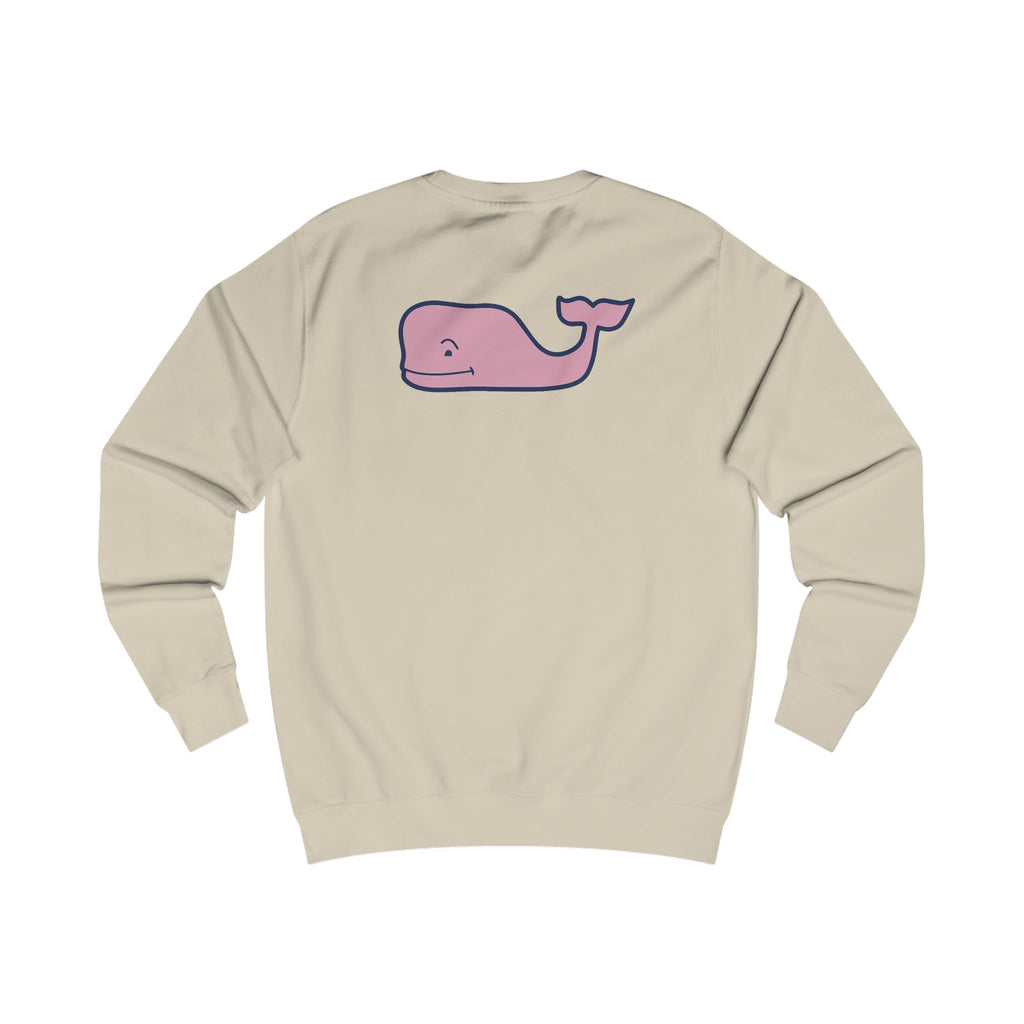 Pink Whale Vineyard Vines sweatshirt | Minimal Logo Crewneck - Etna Gift
