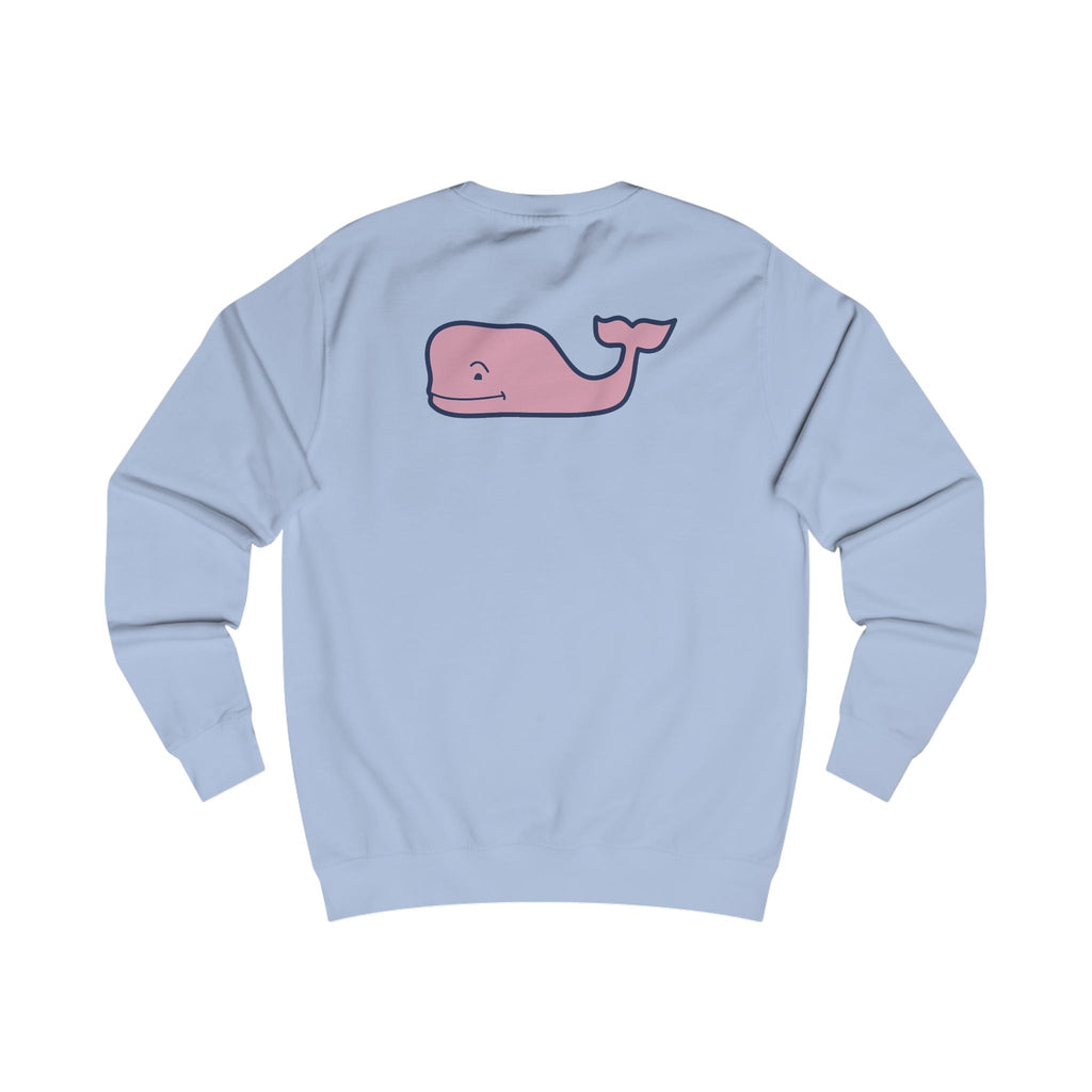 Pink Whale Vineyard Vines sweatshirt | Minimal Logo Crewneck - Etna Gift