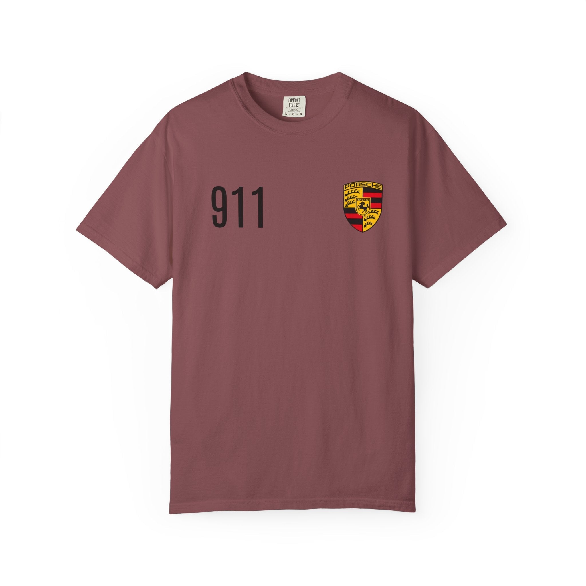 Porsche 911 GT3 RS T-Shirt — 911 Logo & Side-Profile Race Car Tee - Etna Gift