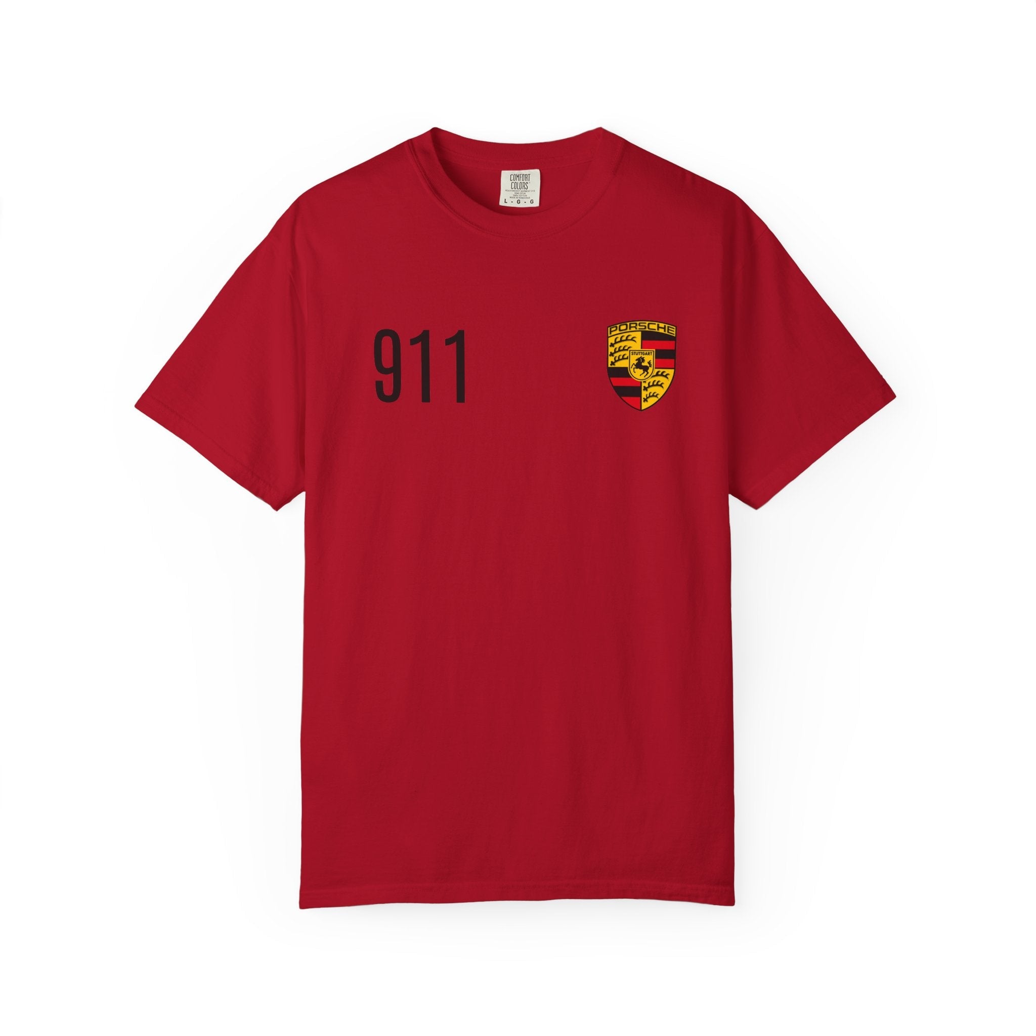 Porsche 911 GT3 RS T-Shirt — 911 Logo & Side-Profile Race Car Tee - Etna Gift