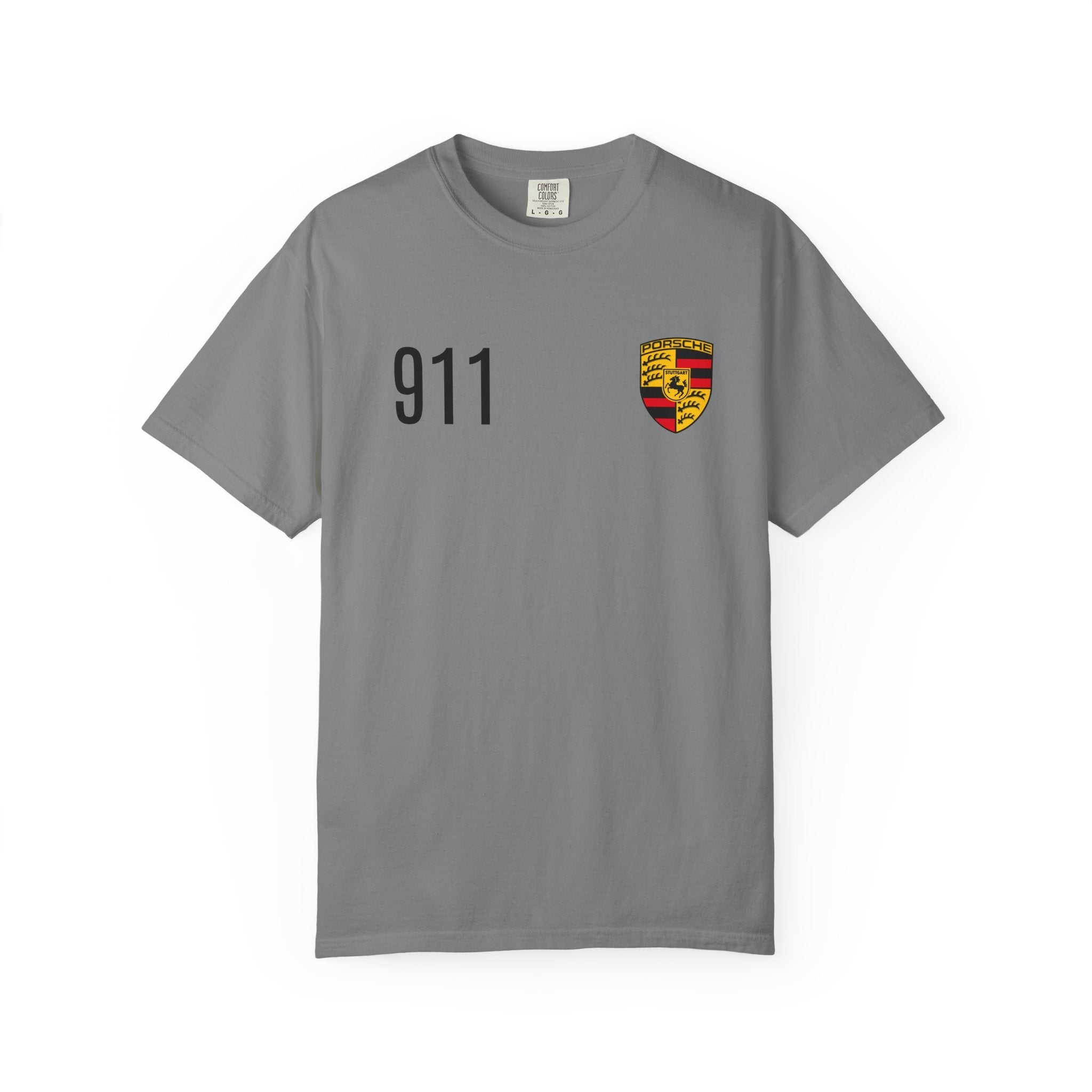 Porsche 911 GT3 RS T-Shirt — 911 Logo & Side-Profile Race Car Tee - Etna Gift