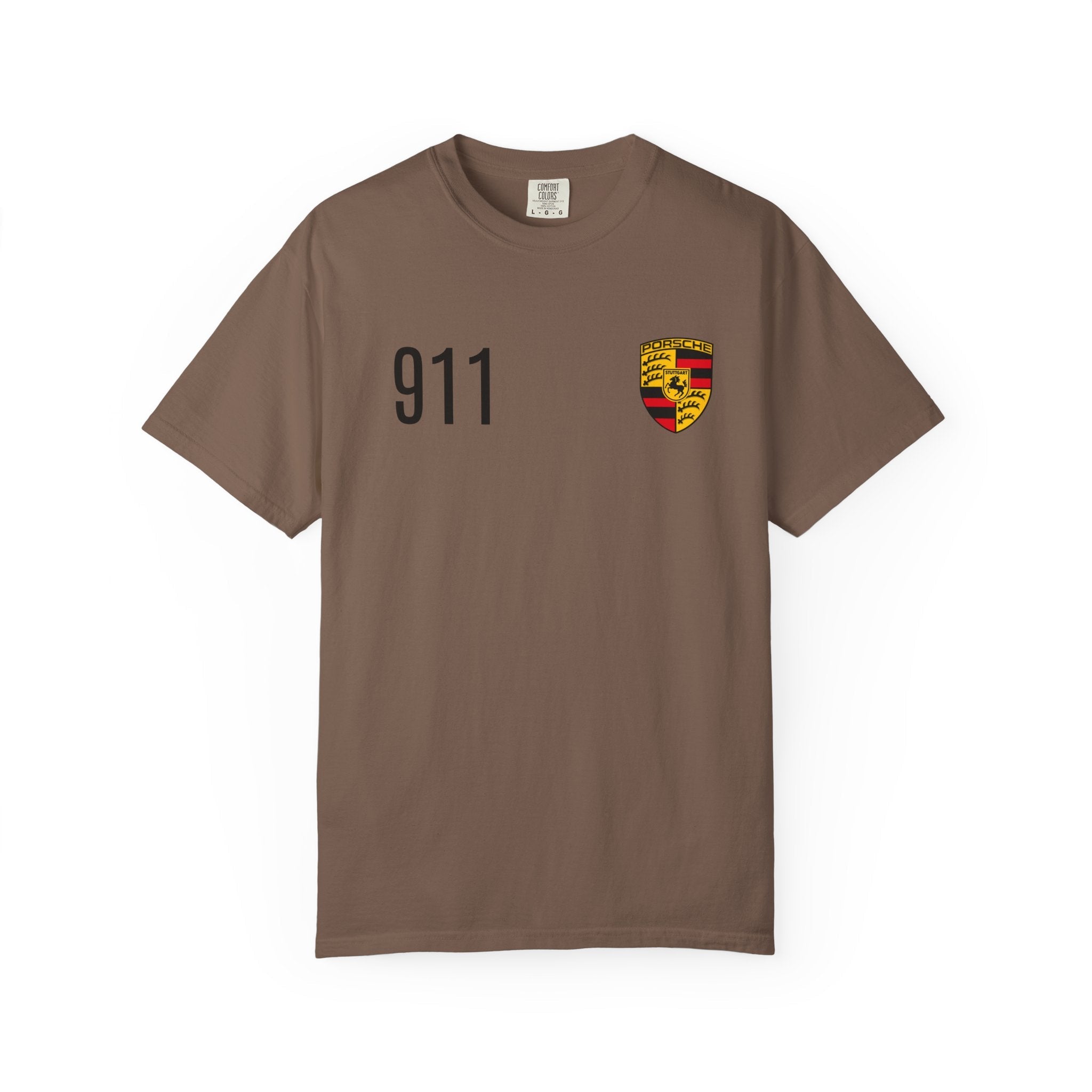 Porsche 911 GT3 RS T-Shirt — 911 Logo & Side-Profile Race Car Tee - Etna Gift