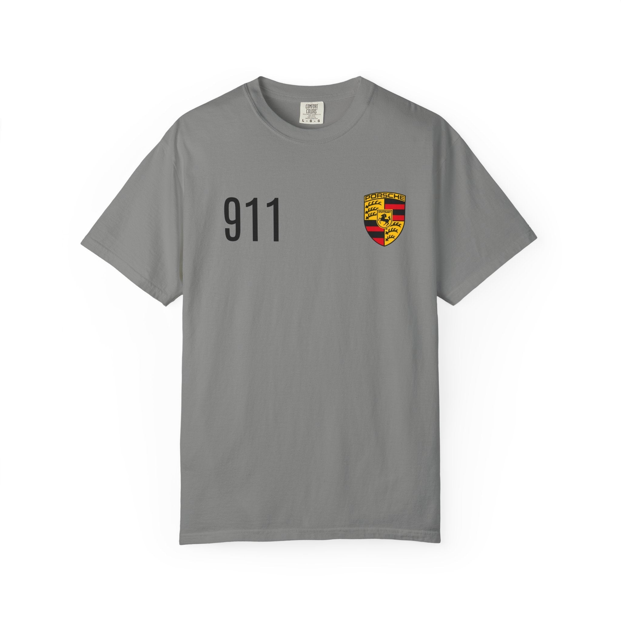 Porsche 911 GT3 RS T-Shirt — 911 Logo & Side-Profile Race Car Tee - Etna Gift