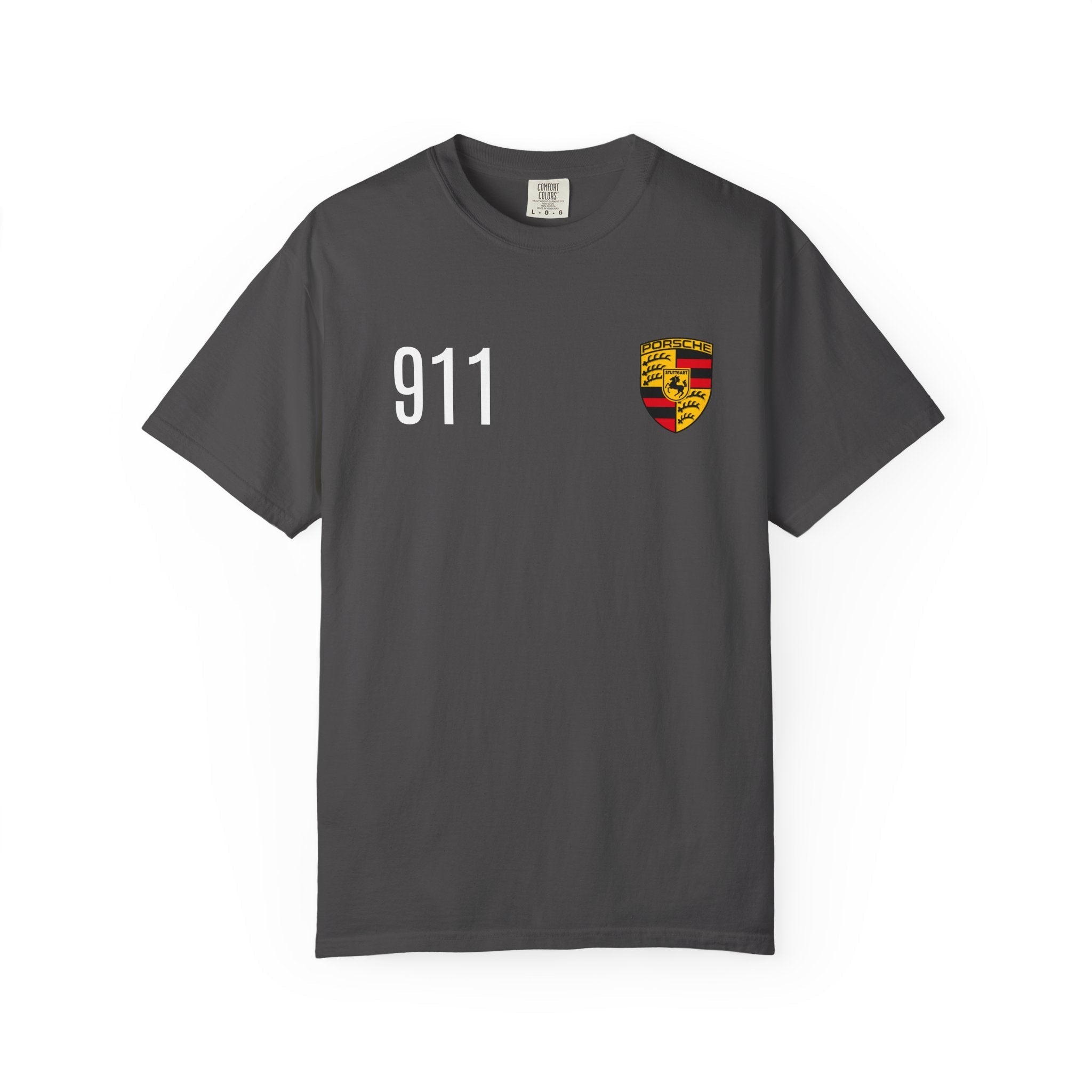Porsche 911 GT3 RS T-Shirt — 911 Logo & Side-Profile Race Car Tee - Etna Gift