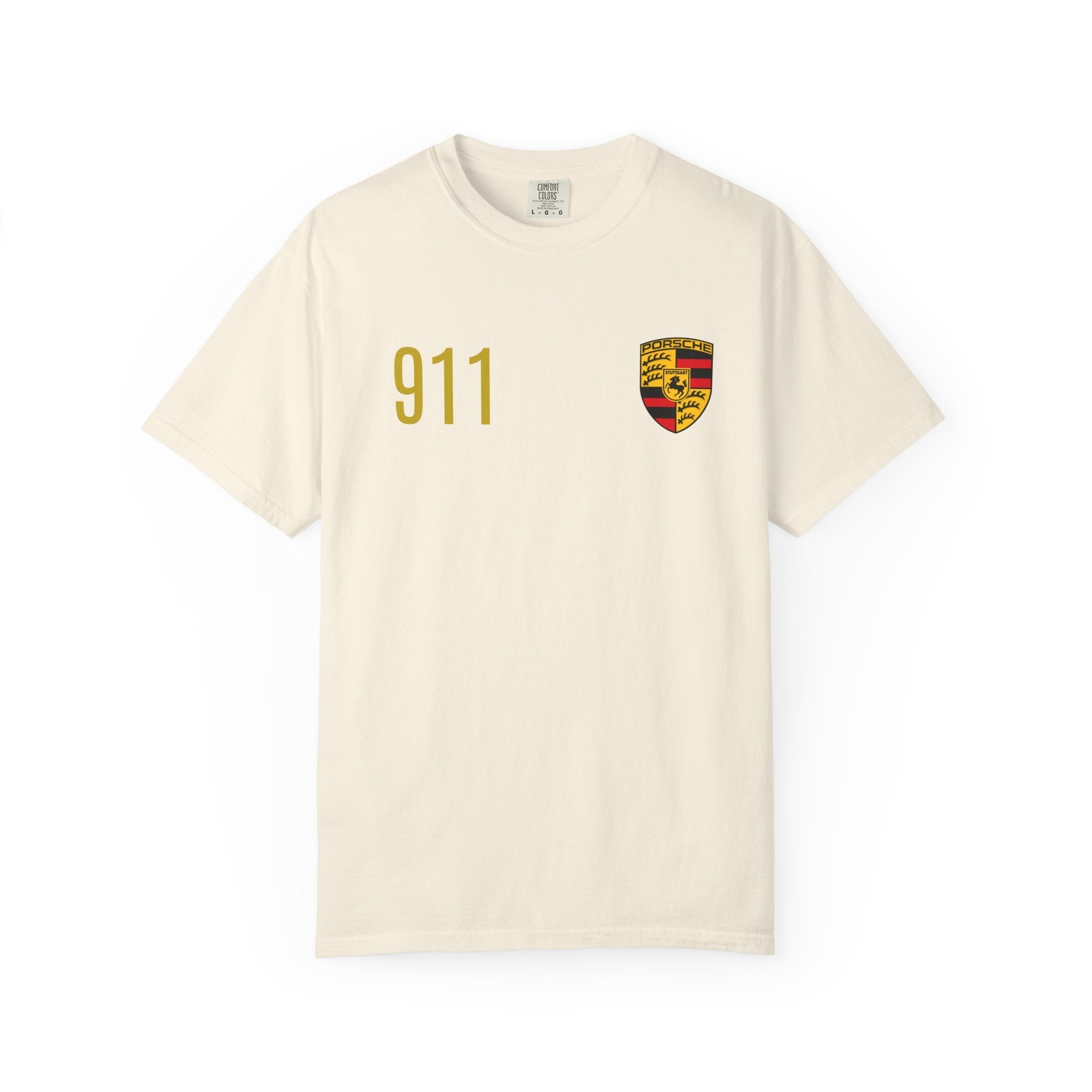 Porsche 911 GT3 RS T-Shirt — 911 Logo & Side-Profile Race Car Tee - Etna Gift