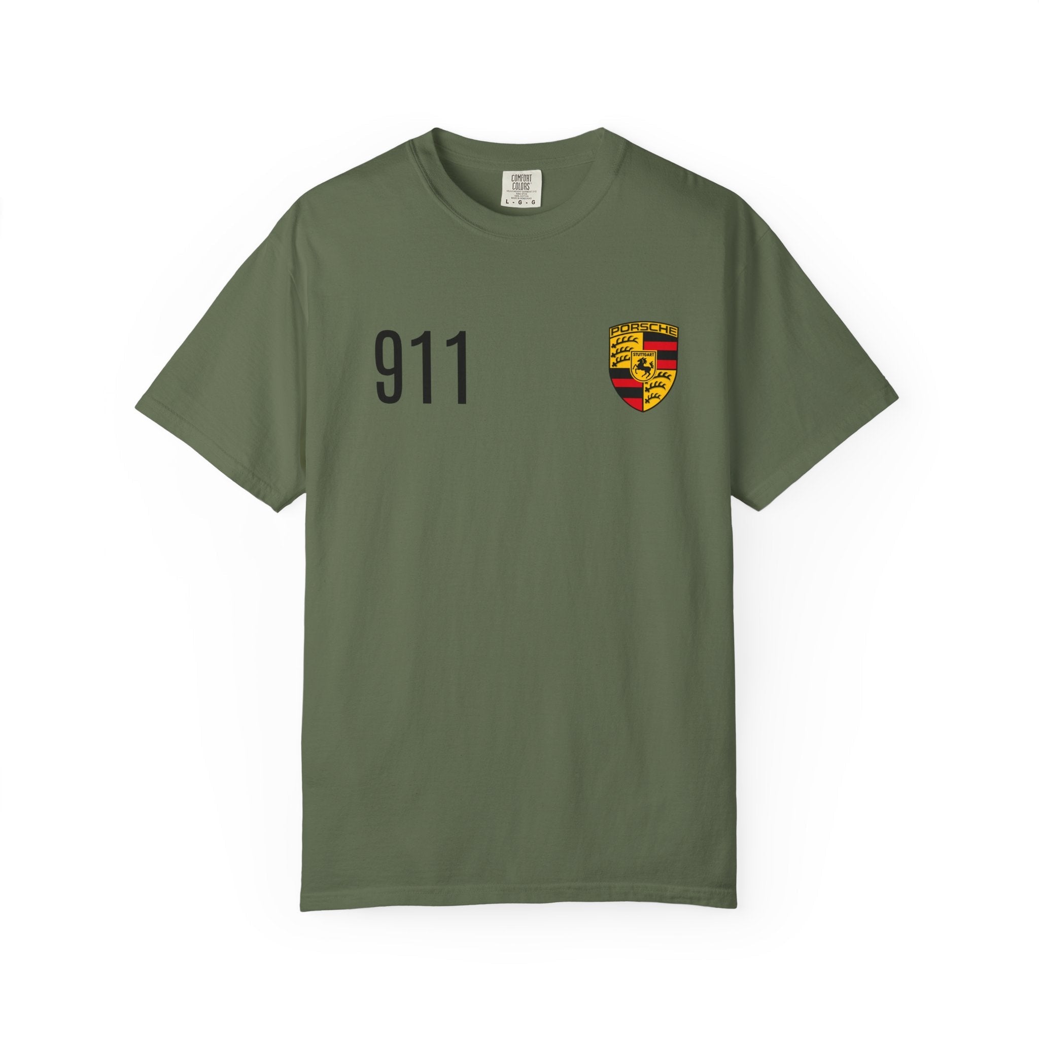Porsche 911 GT3 RS T-Shirt — 911 Logo & Side-Profile Race Car Tee - Etna Gift